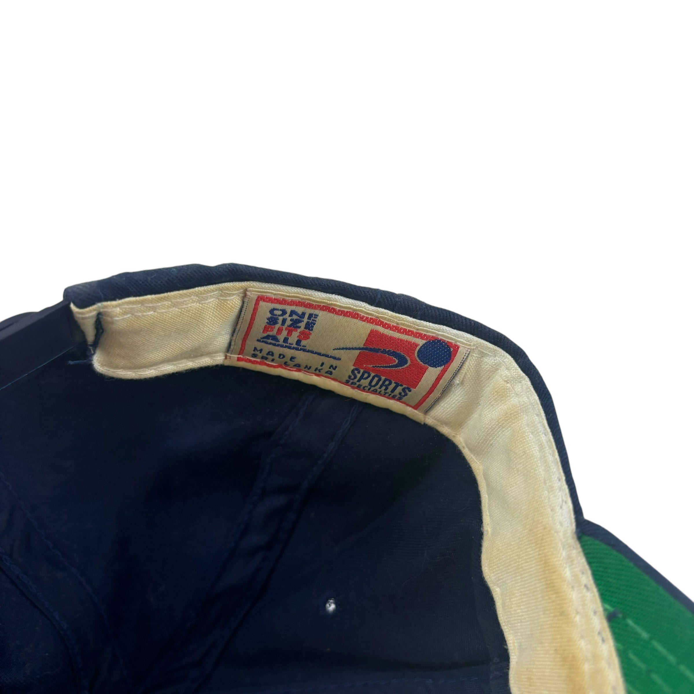 Vintage Michigan Wolverines Snapback Hat Navy