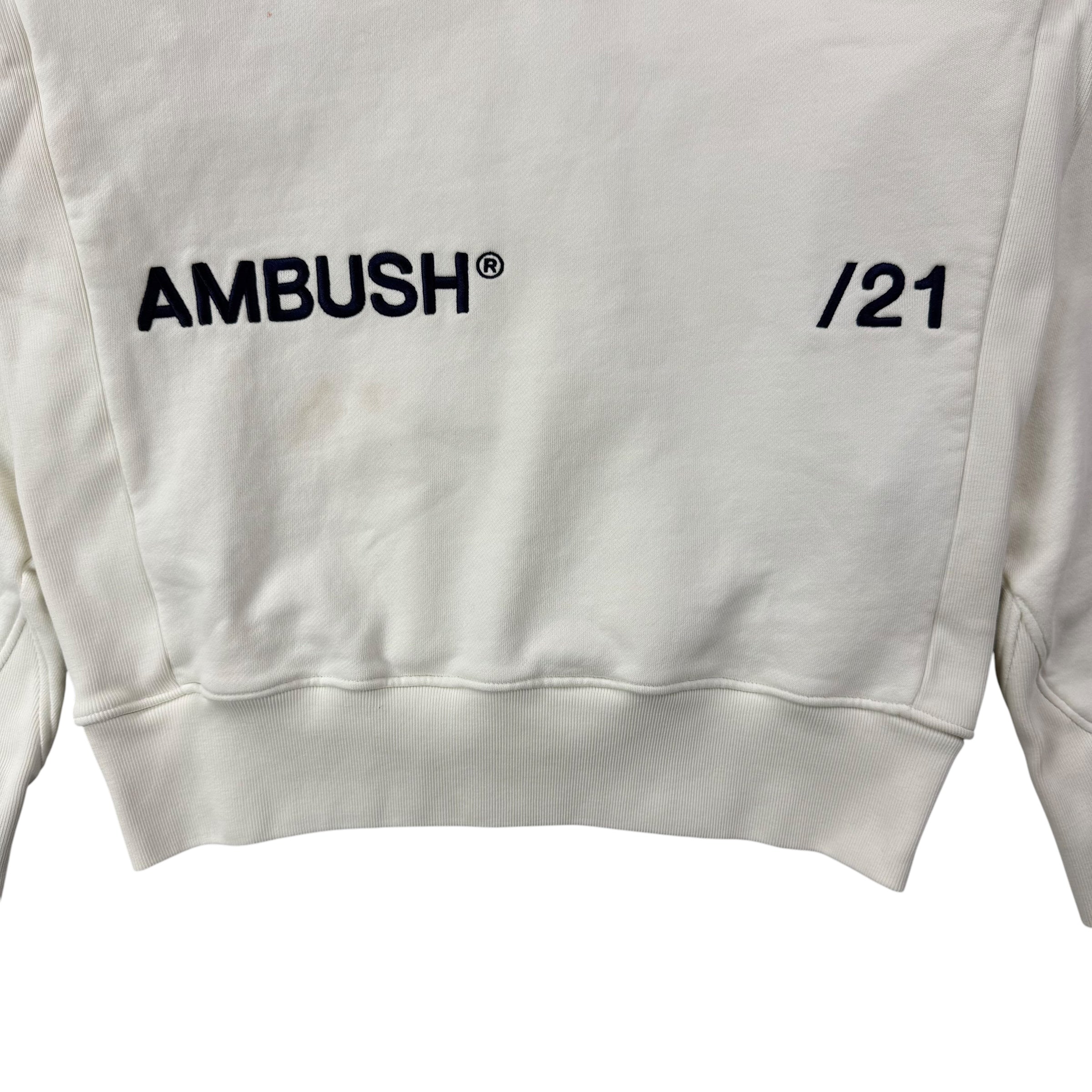 Ambush /21 Crewneck White
