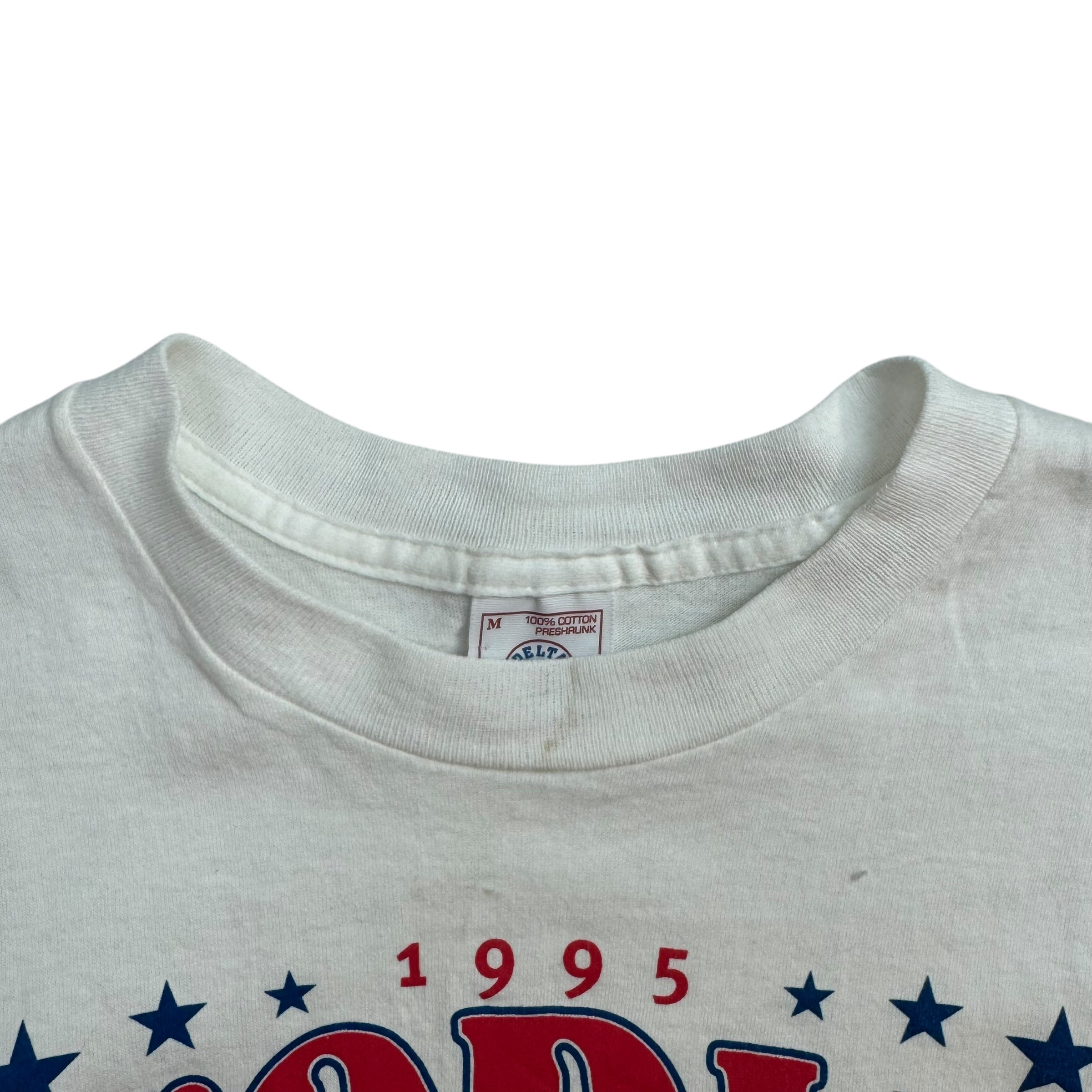 1995 Atlanta Braves World Series Champions Tee White