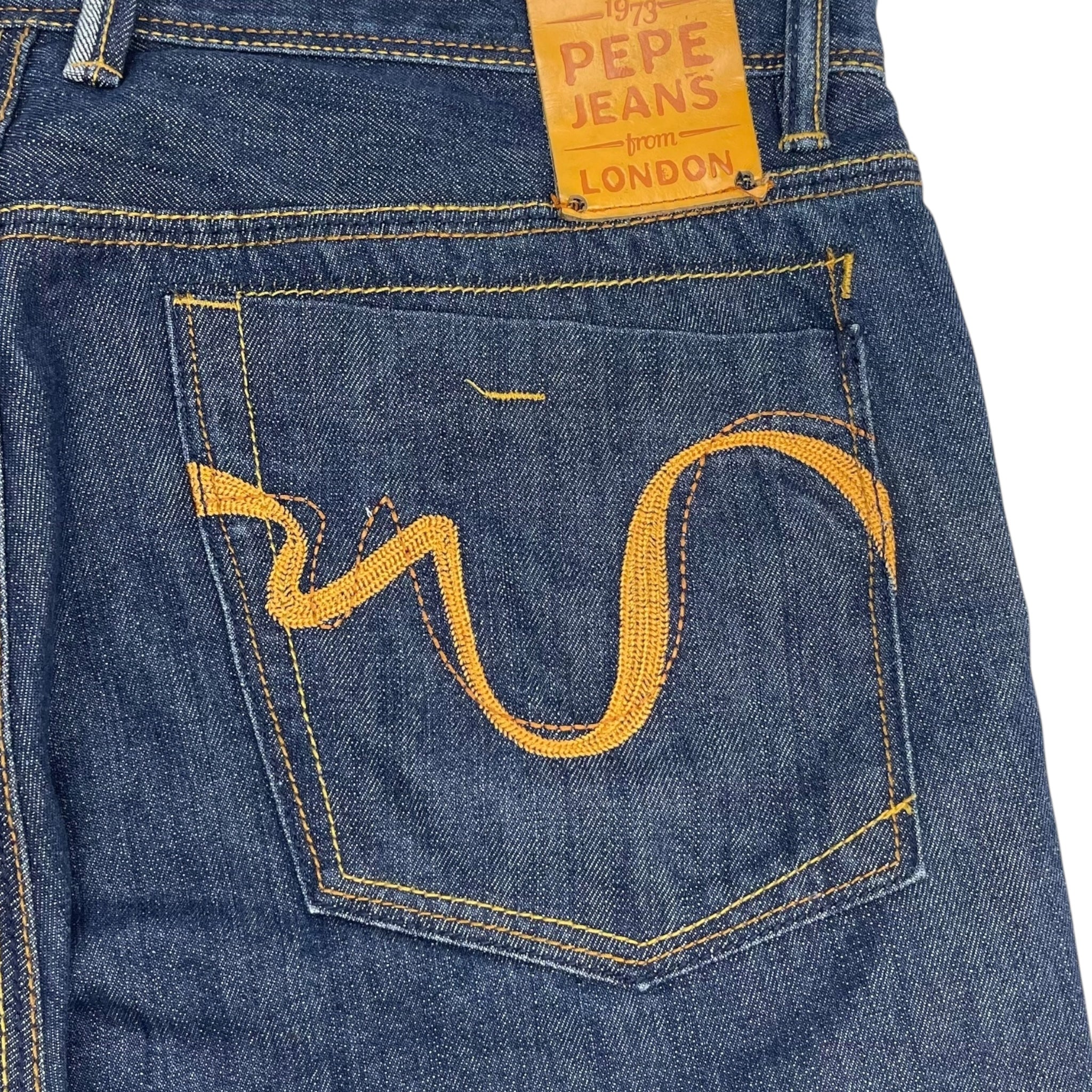 Vintage Y2K Pepe Jeans London Dark Wash Denim
