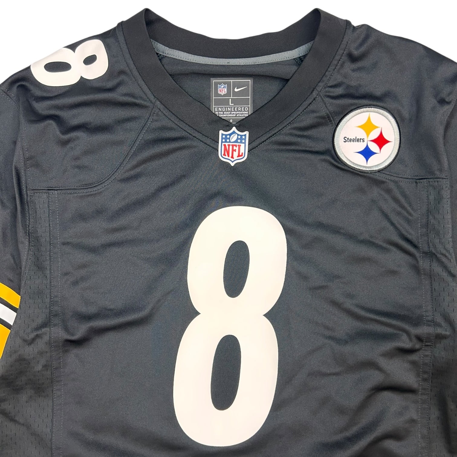 Nike Pittsburgh Steelers Kenny Pickett Home Jersey Black