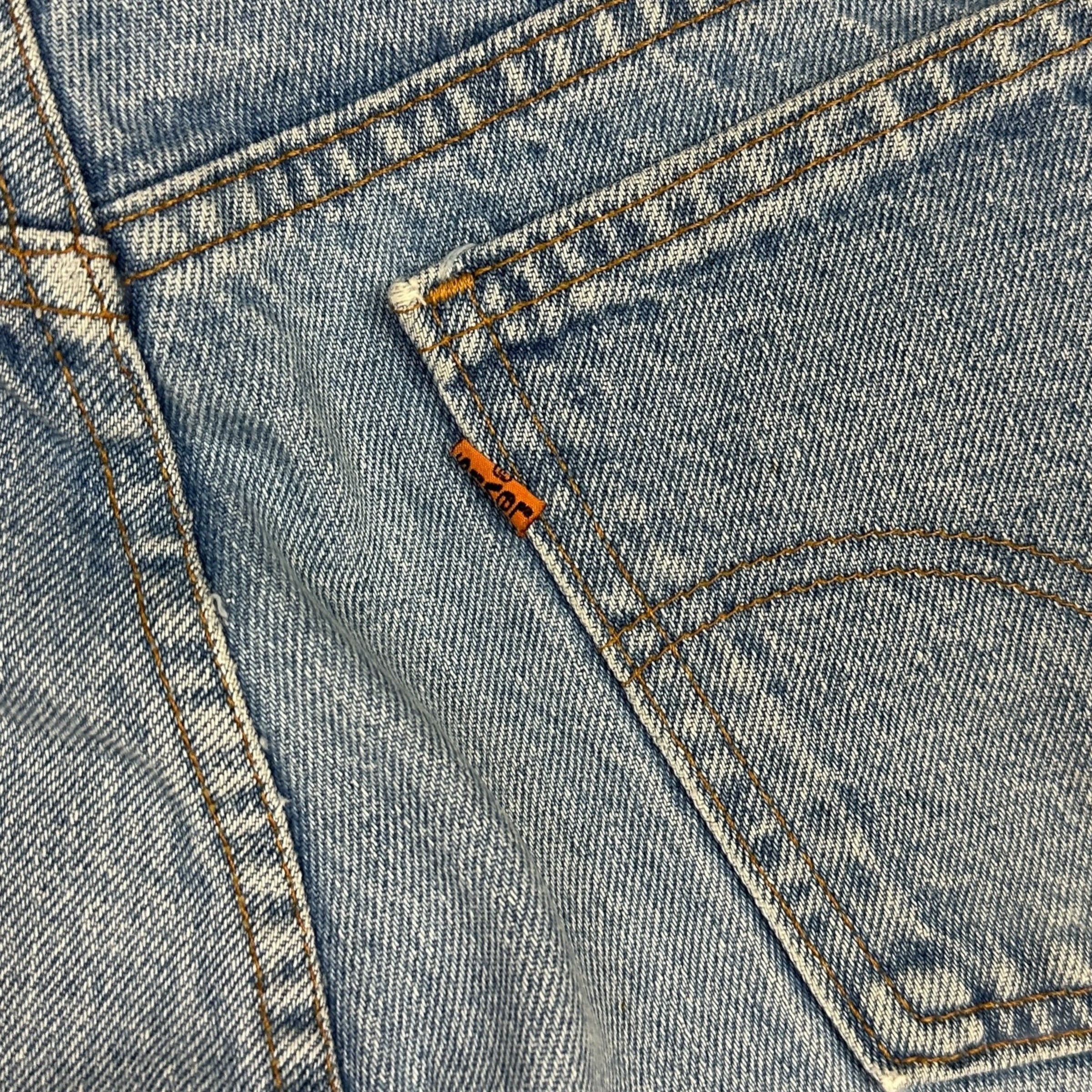 Vintage Levis Orange Tab 506 Light Wash Denim