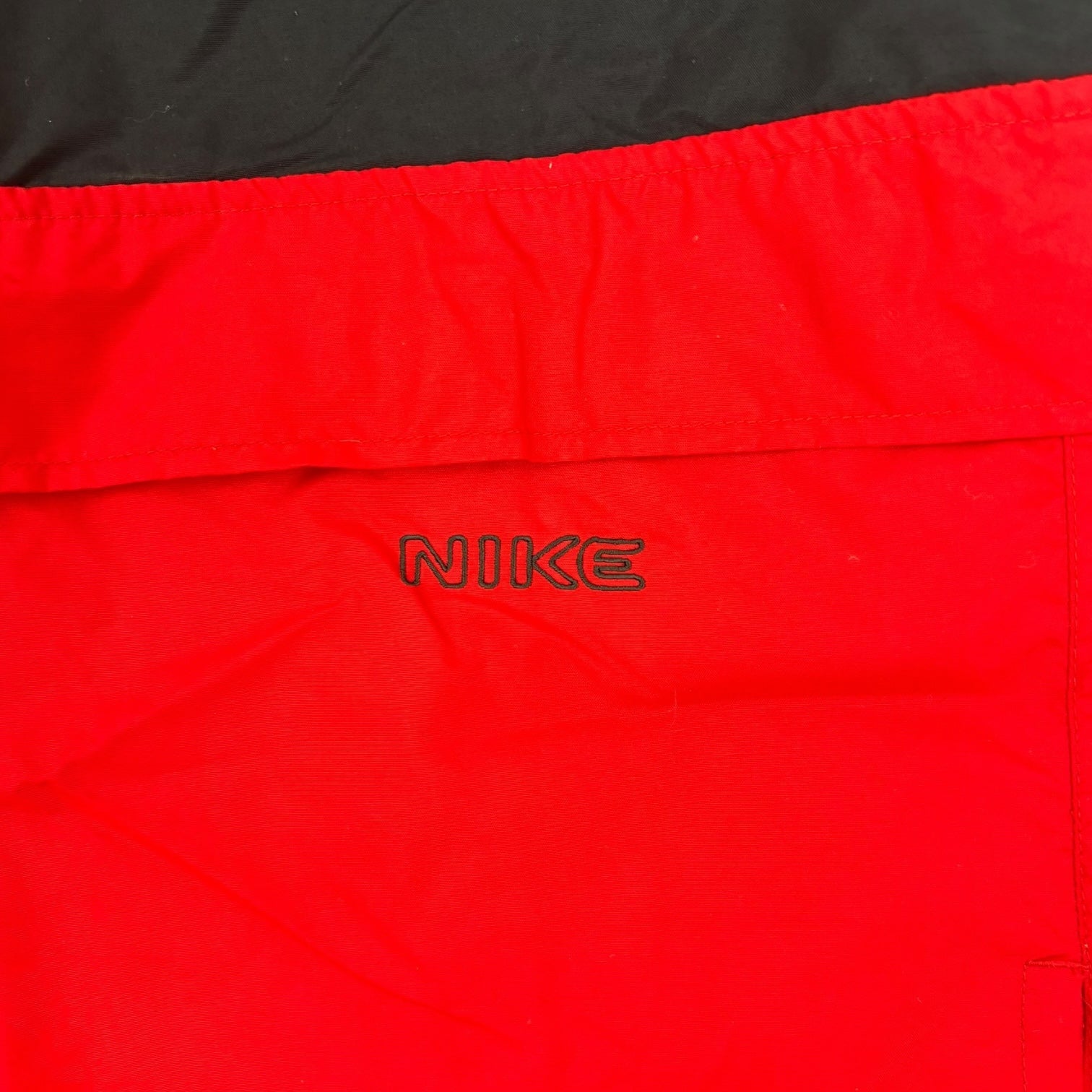 Vintage Nike Two-Tone Half-Zip Windbreaker Red/Black