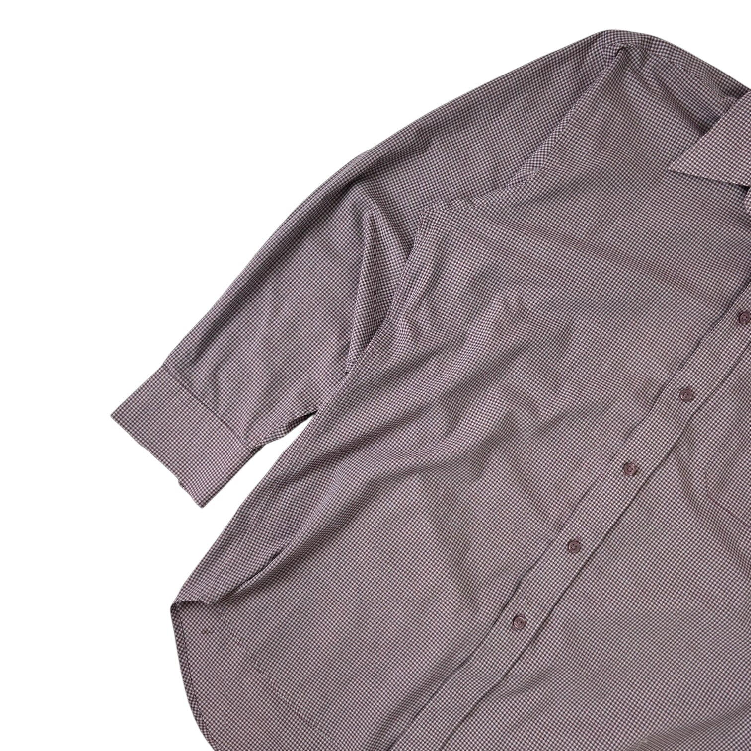 Vintage Monsiuer By Givenchy Long Sleeve Dress Shirt Red/White