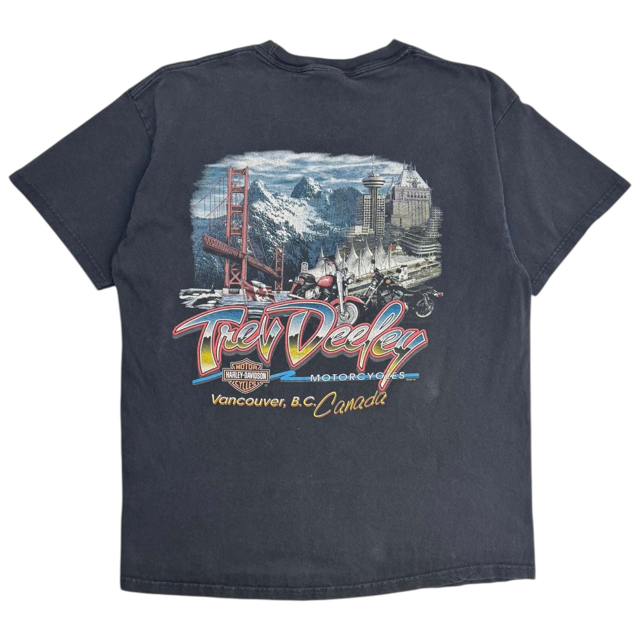 Vintage Harley Davidson Lady Silhouette T-Shirt