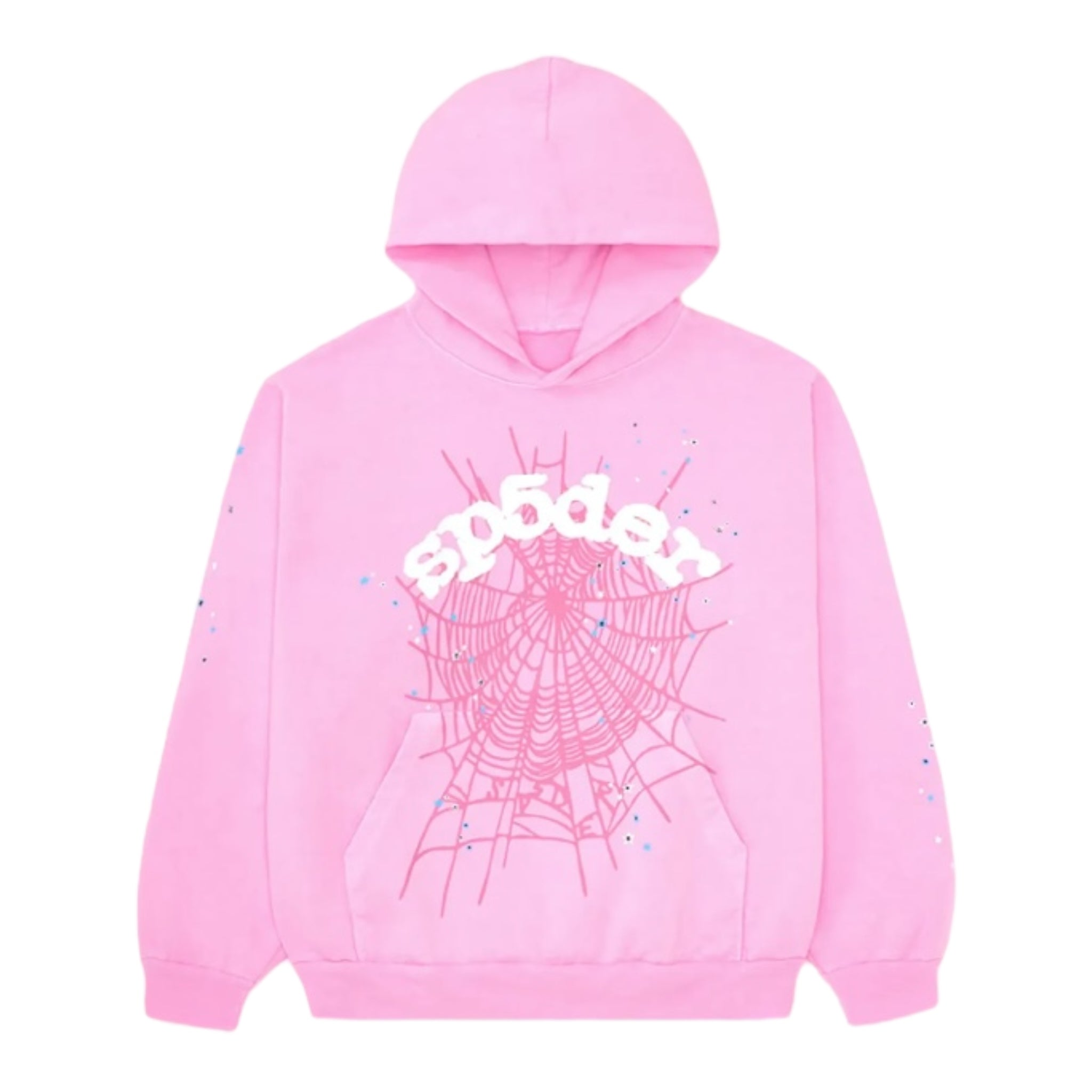 Sp5der OG Web Hoodie Pink