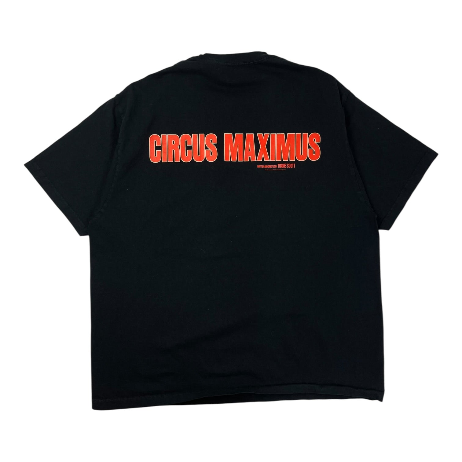 Travis Scott Utopia Circus Maximus T-Shirt Black