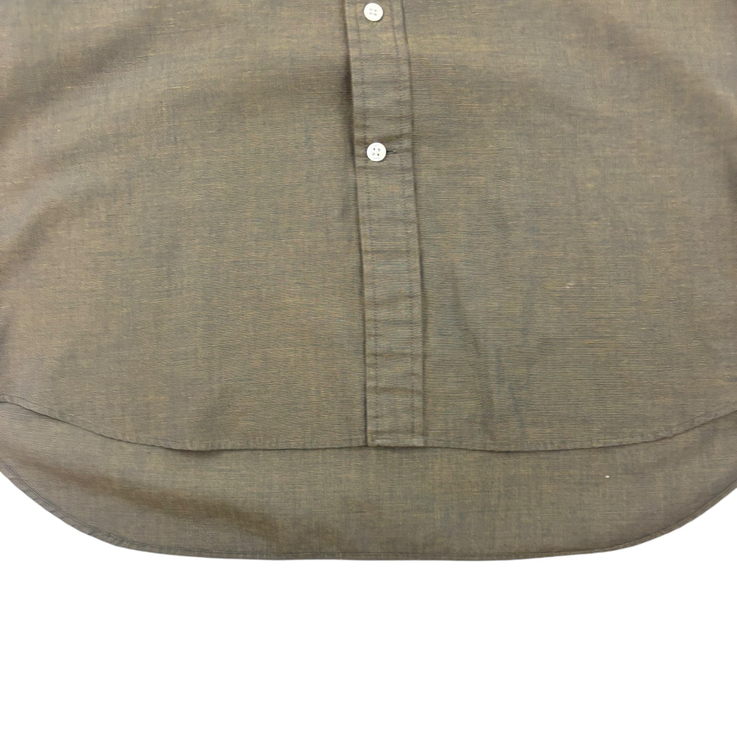 Christian Dior Chemise Button-Up Dress Shirt Olive