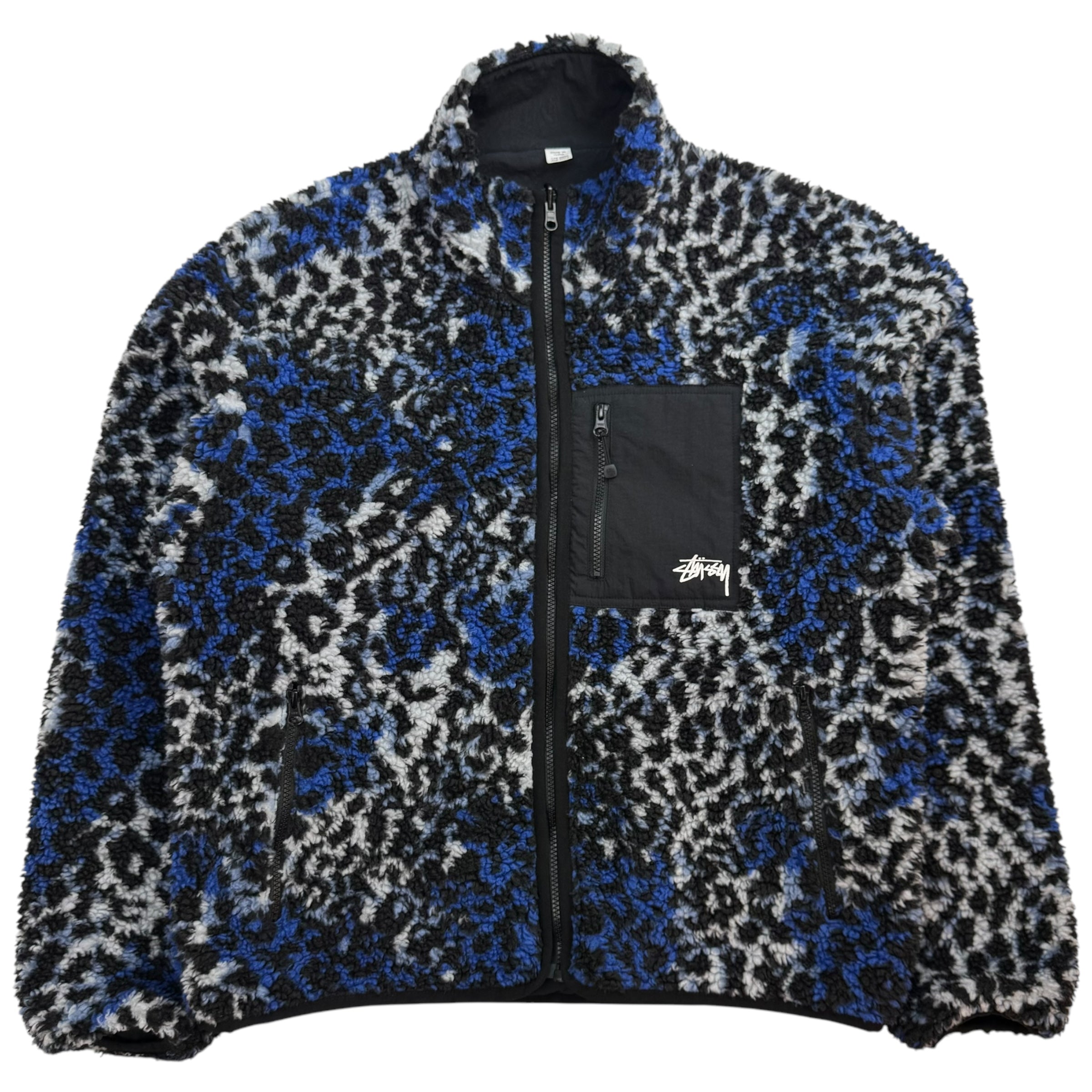 Stussy Fleece Reversible Jacket Leopard