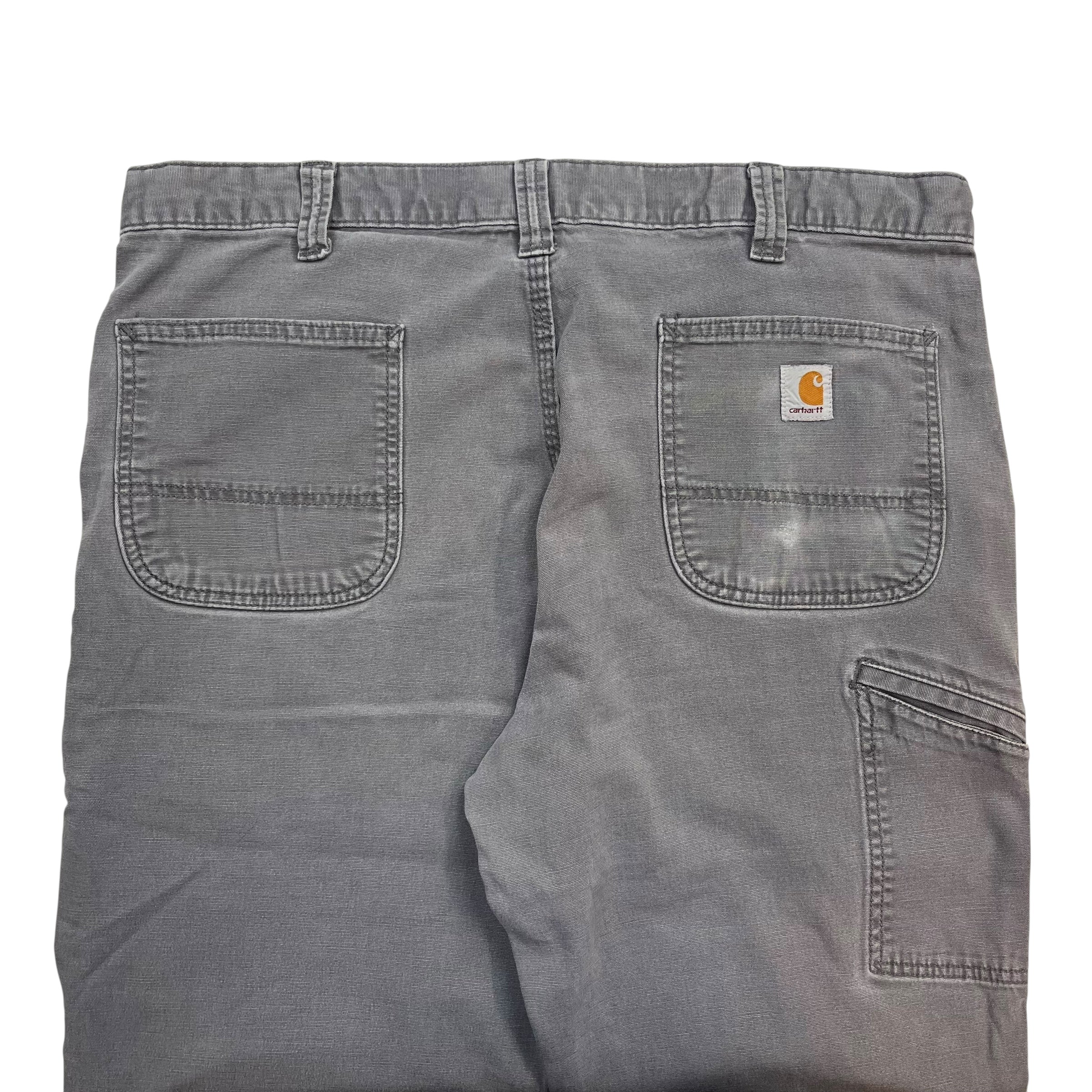 Vintage Carhartt Dungaree Pants Light Grey
