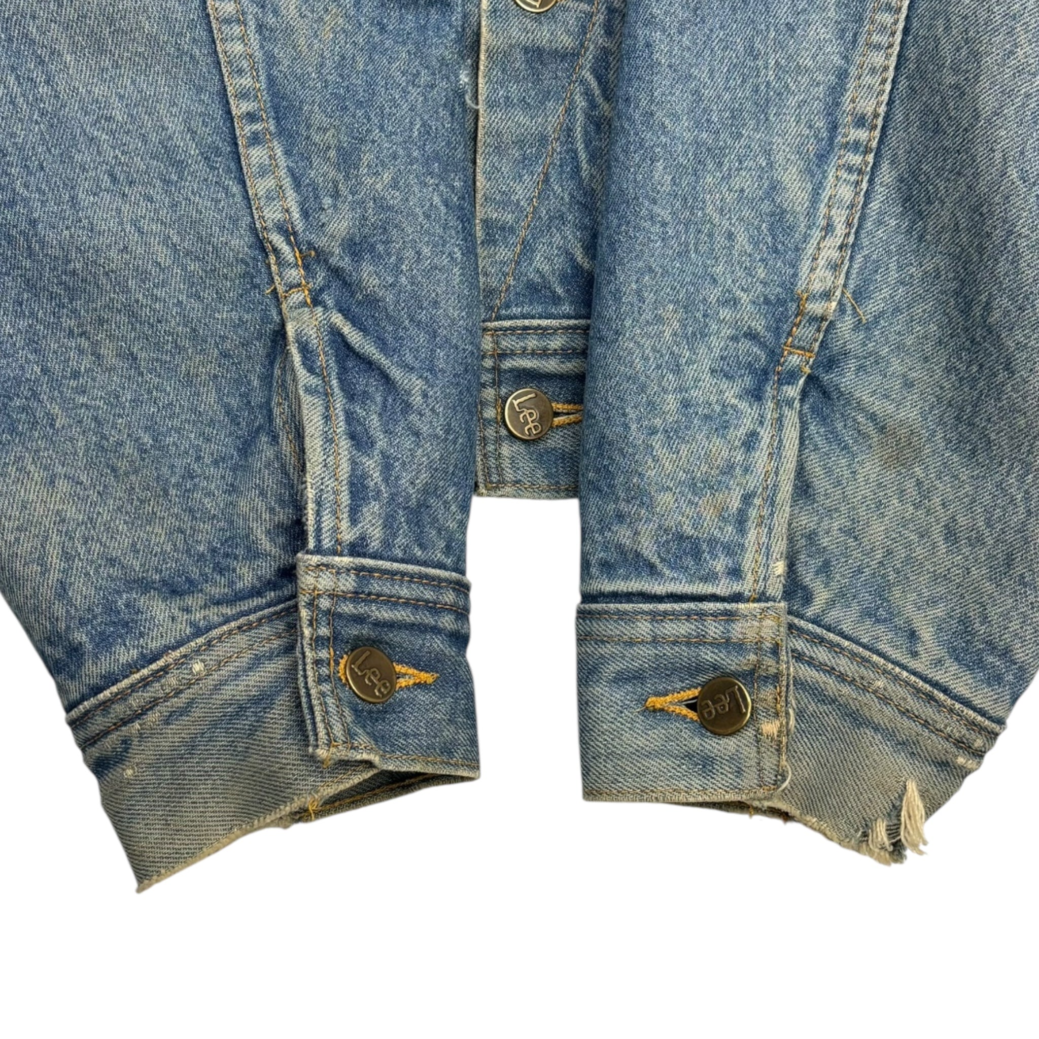 Vintage Storm Rider Lee Denim Jacket Medium Washed Blue