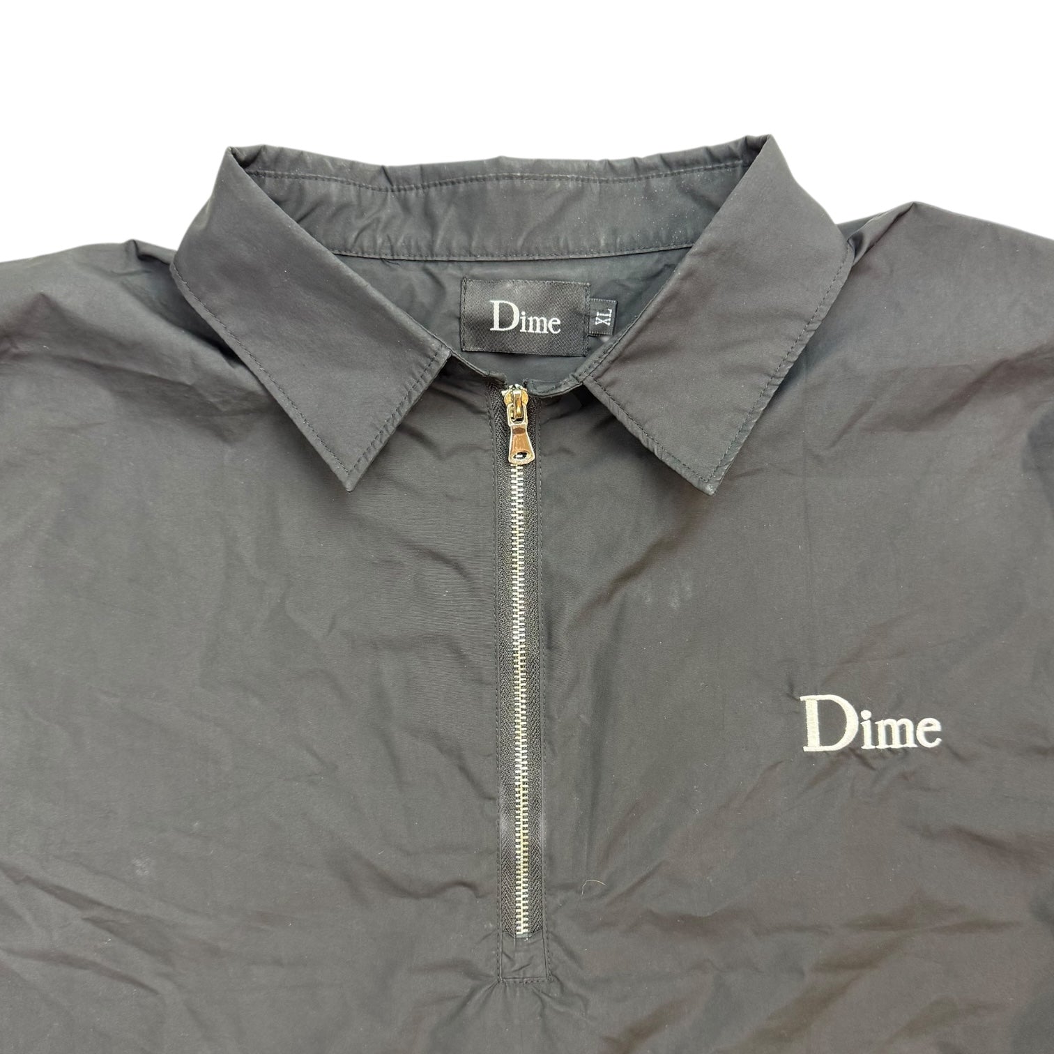 Dime Quarter Zip Sweater Nylon Jacket
