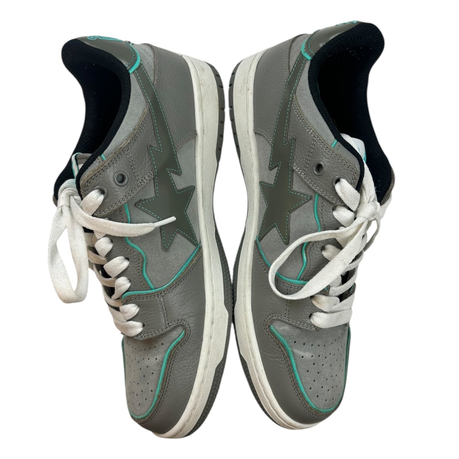 BAPE SK8 Sta Grey Turquoise (Used)