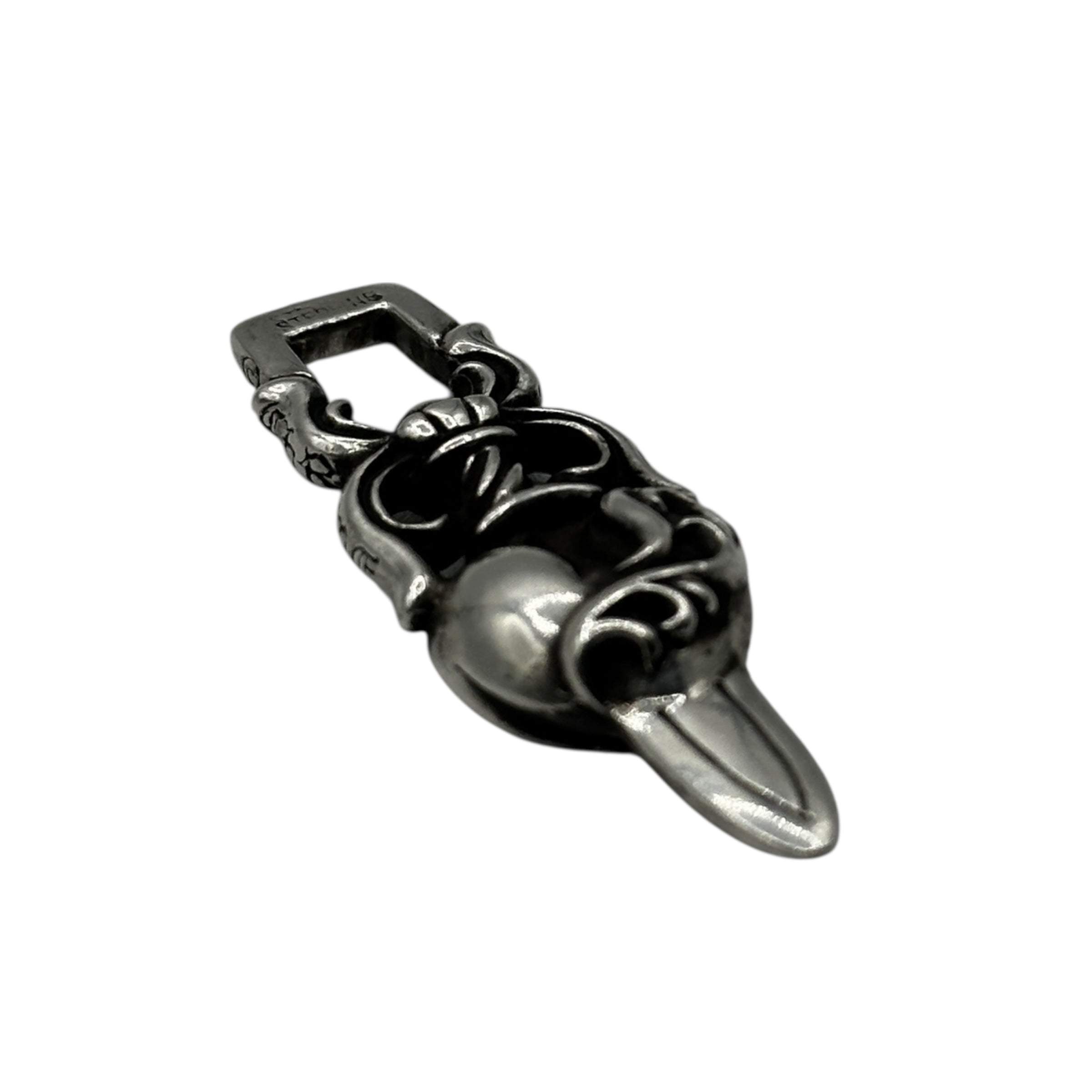 Chrome Hearts Dagger Heart Pull Tab Pendant