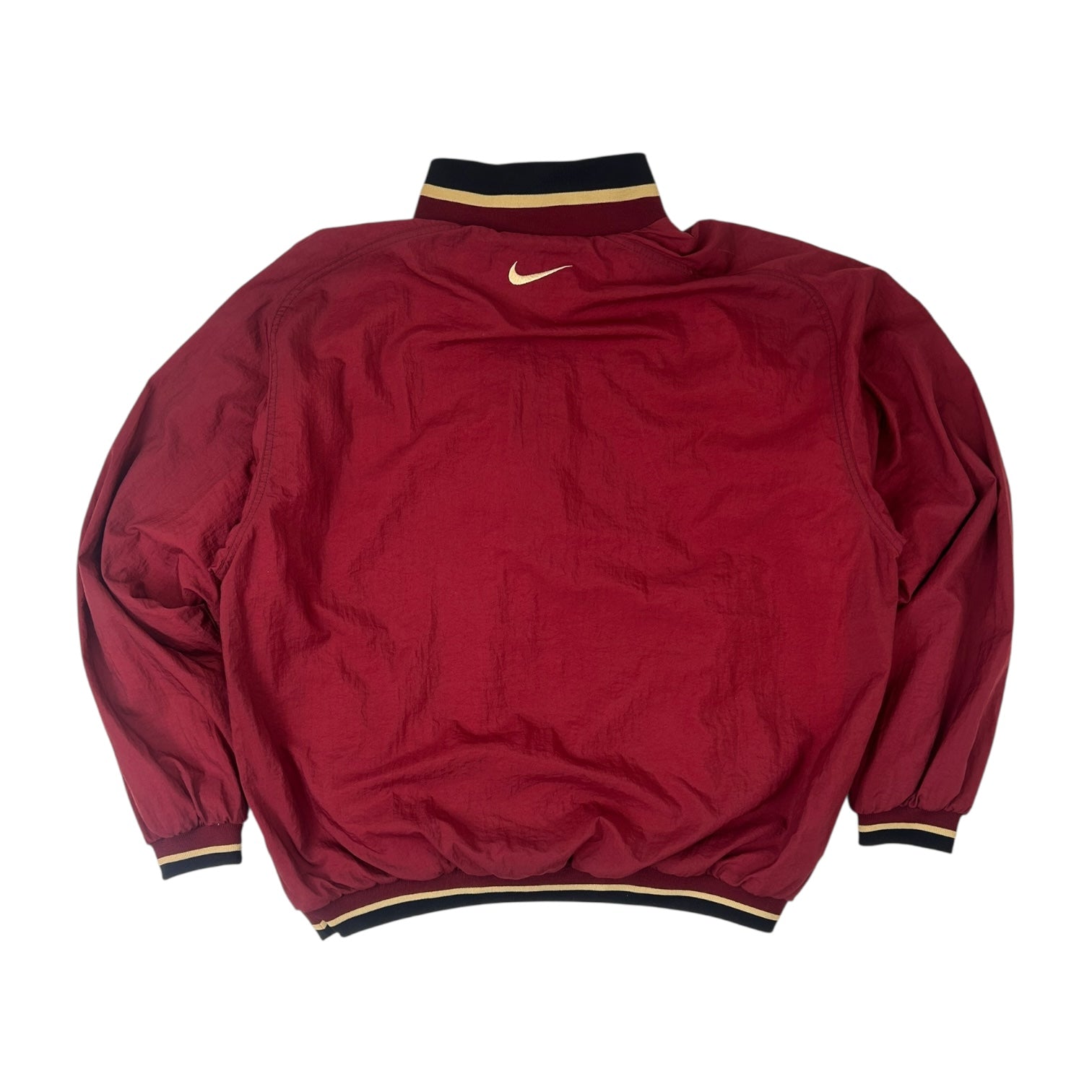 Vintage Nike Spell-Out Quarter Zip Jacket Red