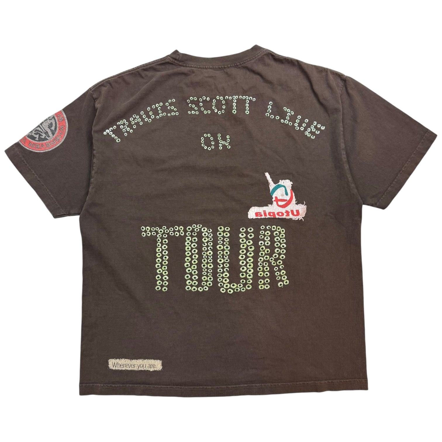 Travis Scott Live On Tour Tee Brown
