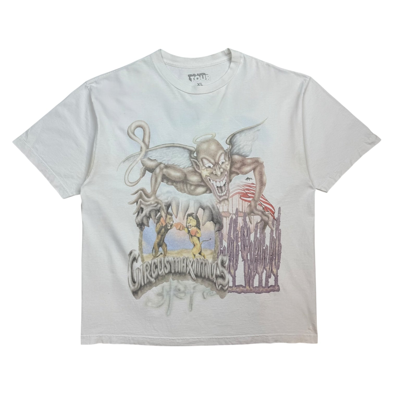 Travis Scott Cactus Jack Circus Maximus Tee White