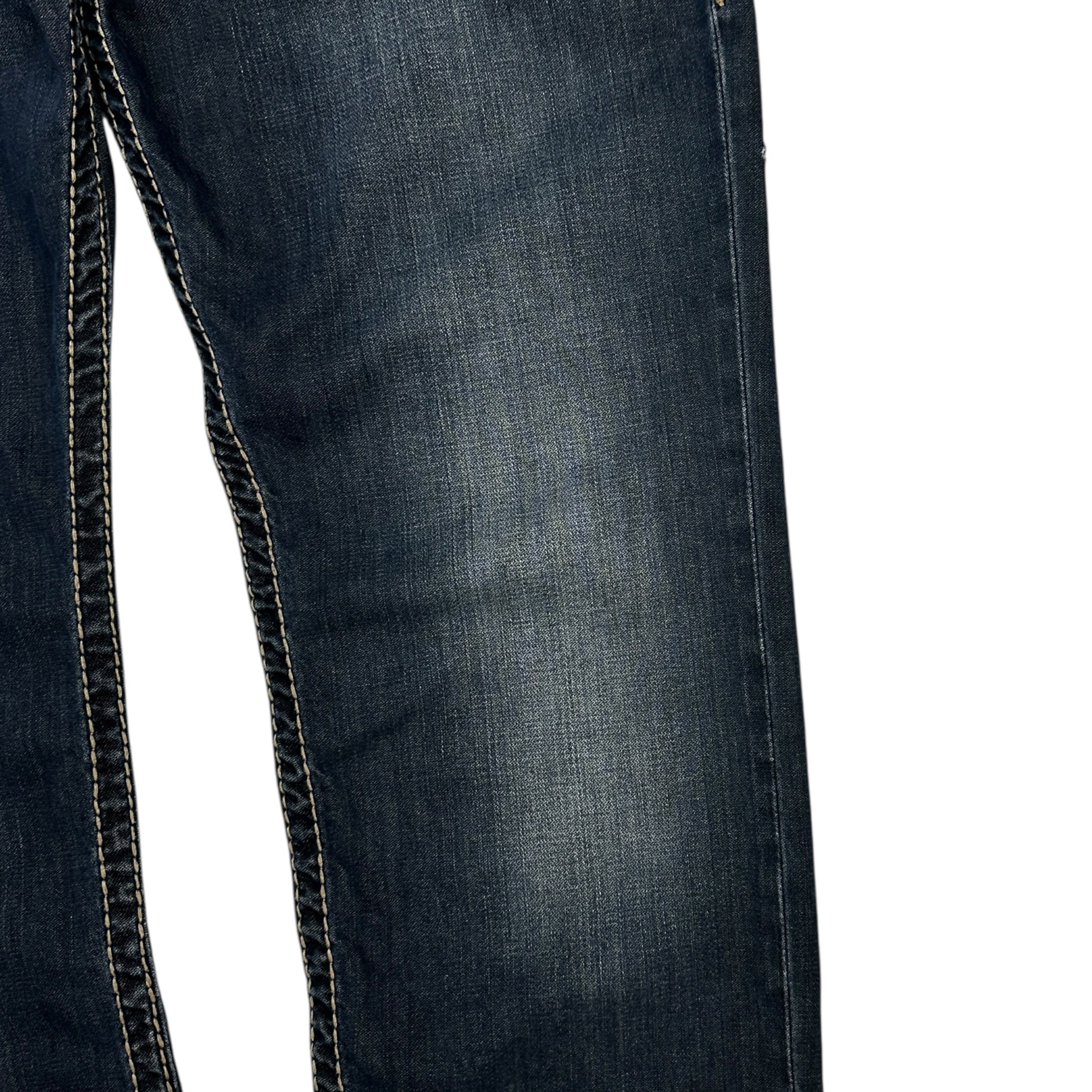 Vintage Y2K True Religion Big T Stitch Denim