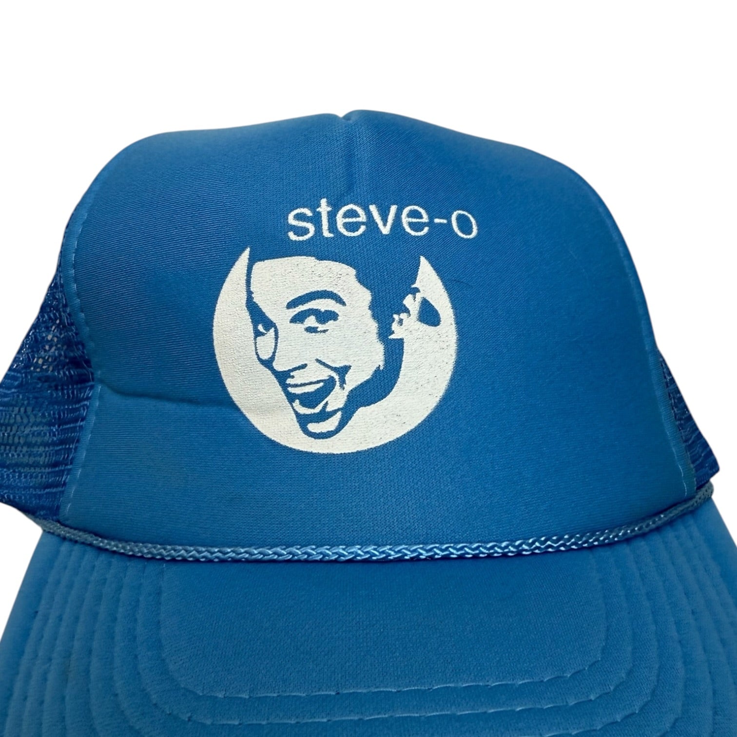 Vintage Steve-O Trucker Hat Blue