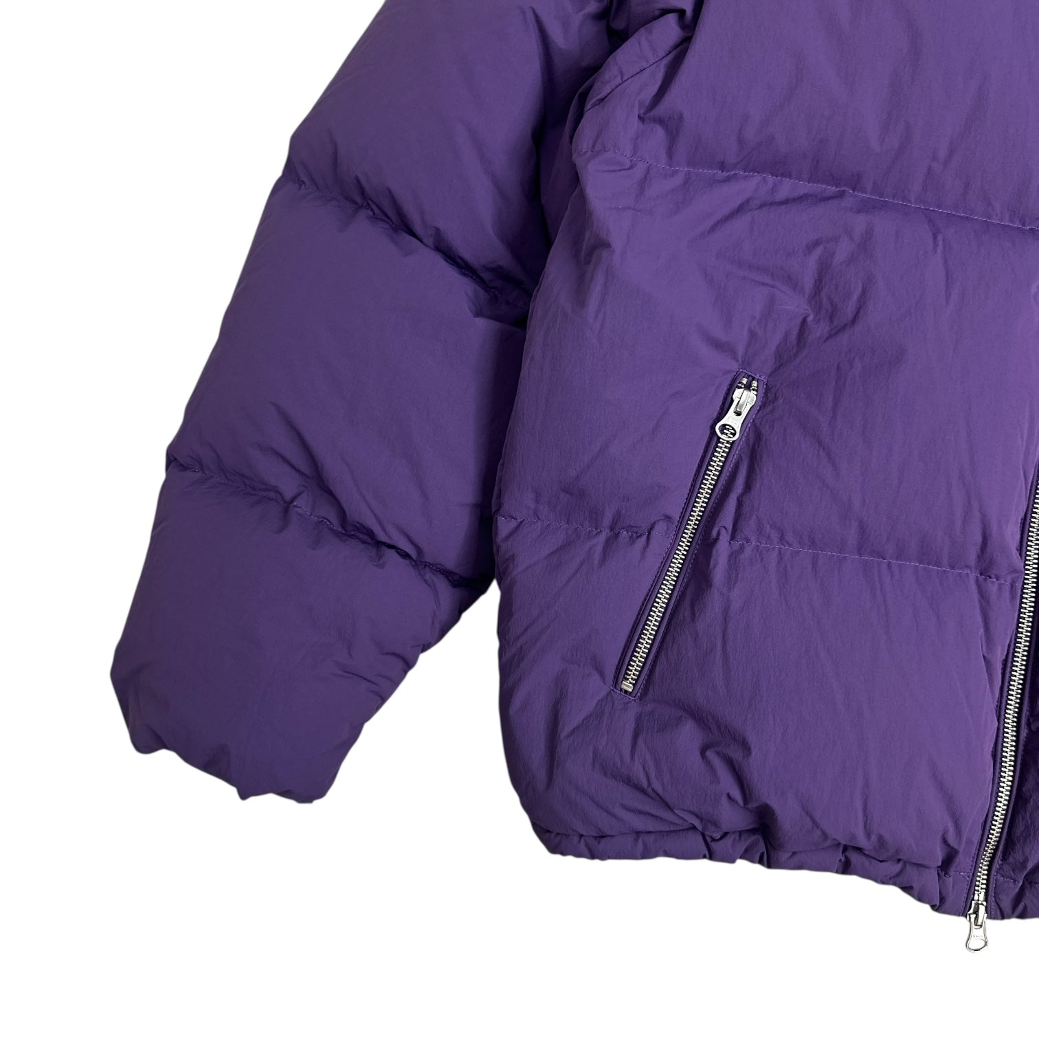 Stussy Nylon Down Puffer Jacket Purple