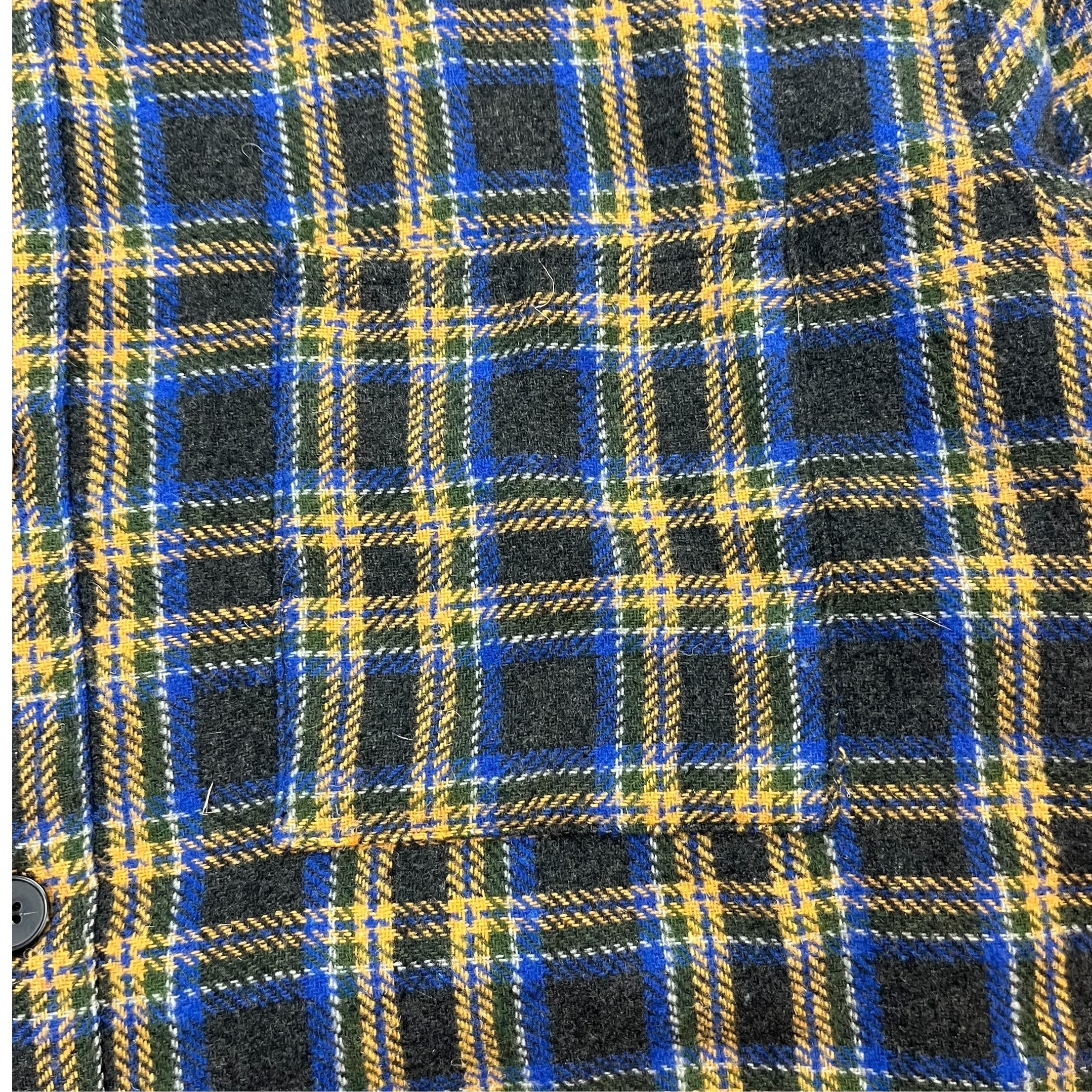 Hockey Flannel Flannel Shirt Navy/Yellow