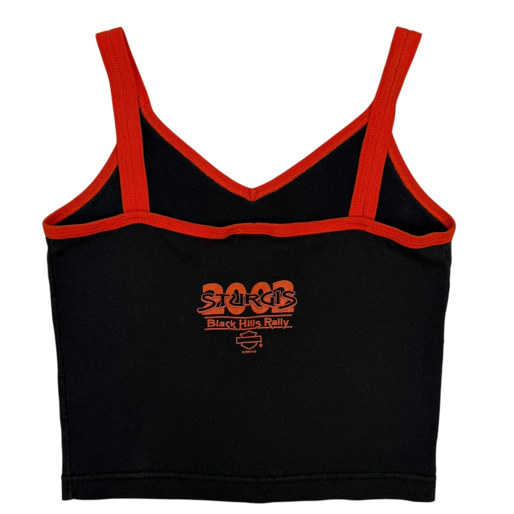 (W) 2002 Harley Davidson Sturgis Black Hills Rally Tank Top Black