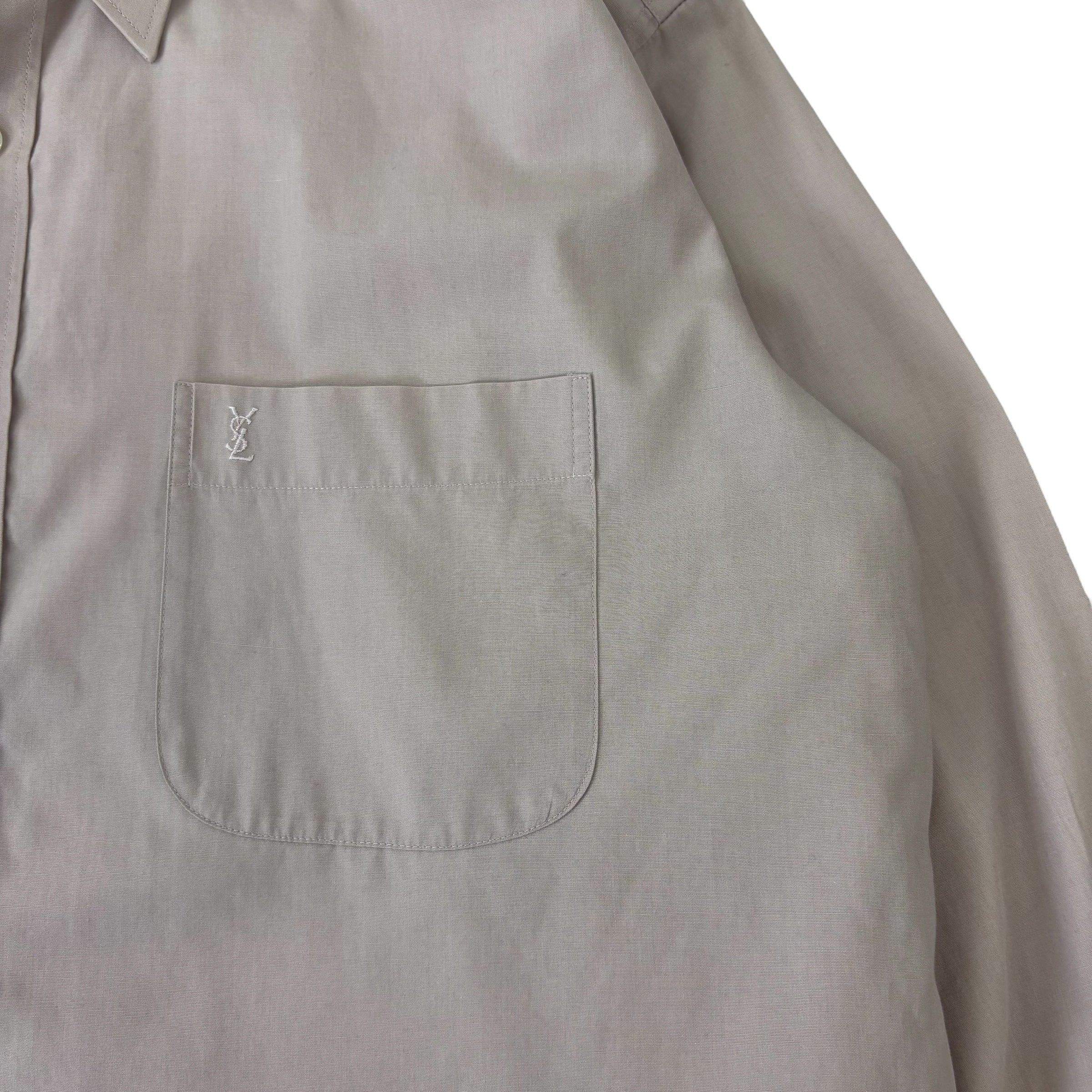 Vintage Yves Saint Laurent Dress Shirt Light Purple