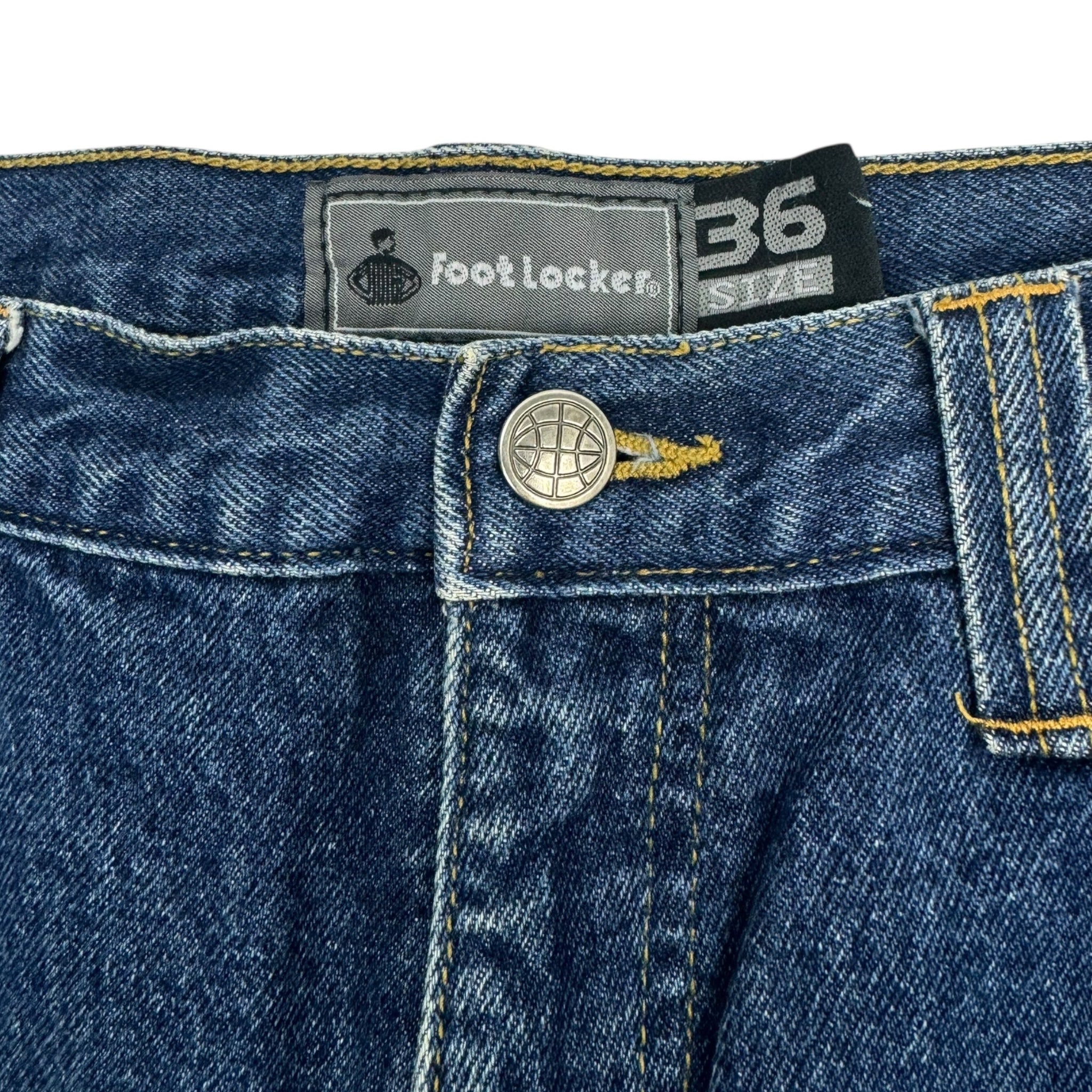 Y2K Footlocker Blue Wash Jorts