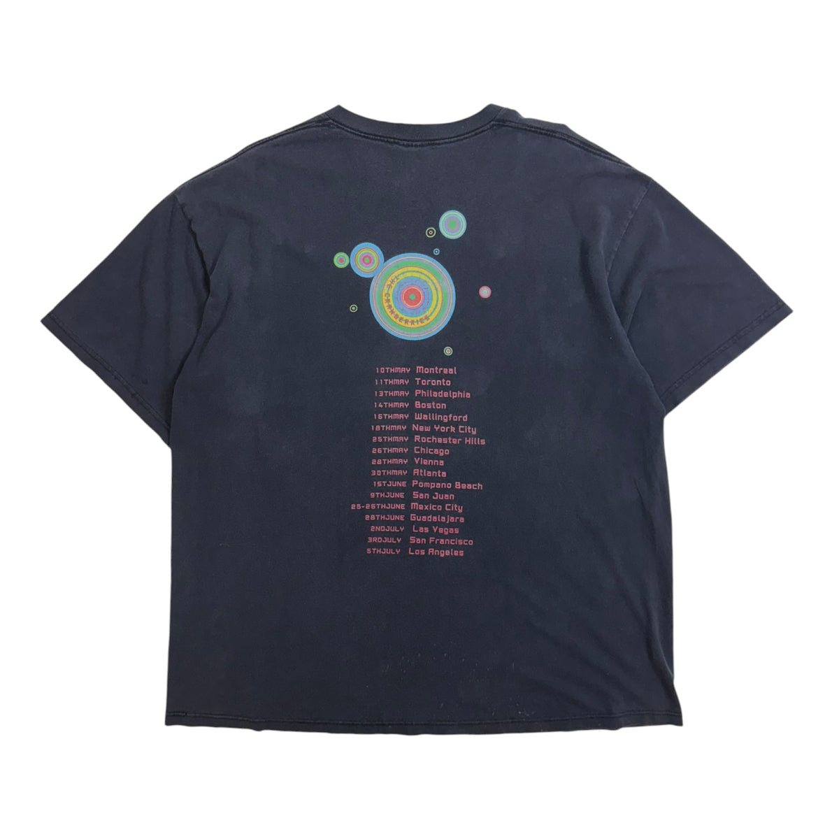 Vintage 2002 The Cranberries "Wake Up and Smell the Coffee" Tour T-Shirt Black