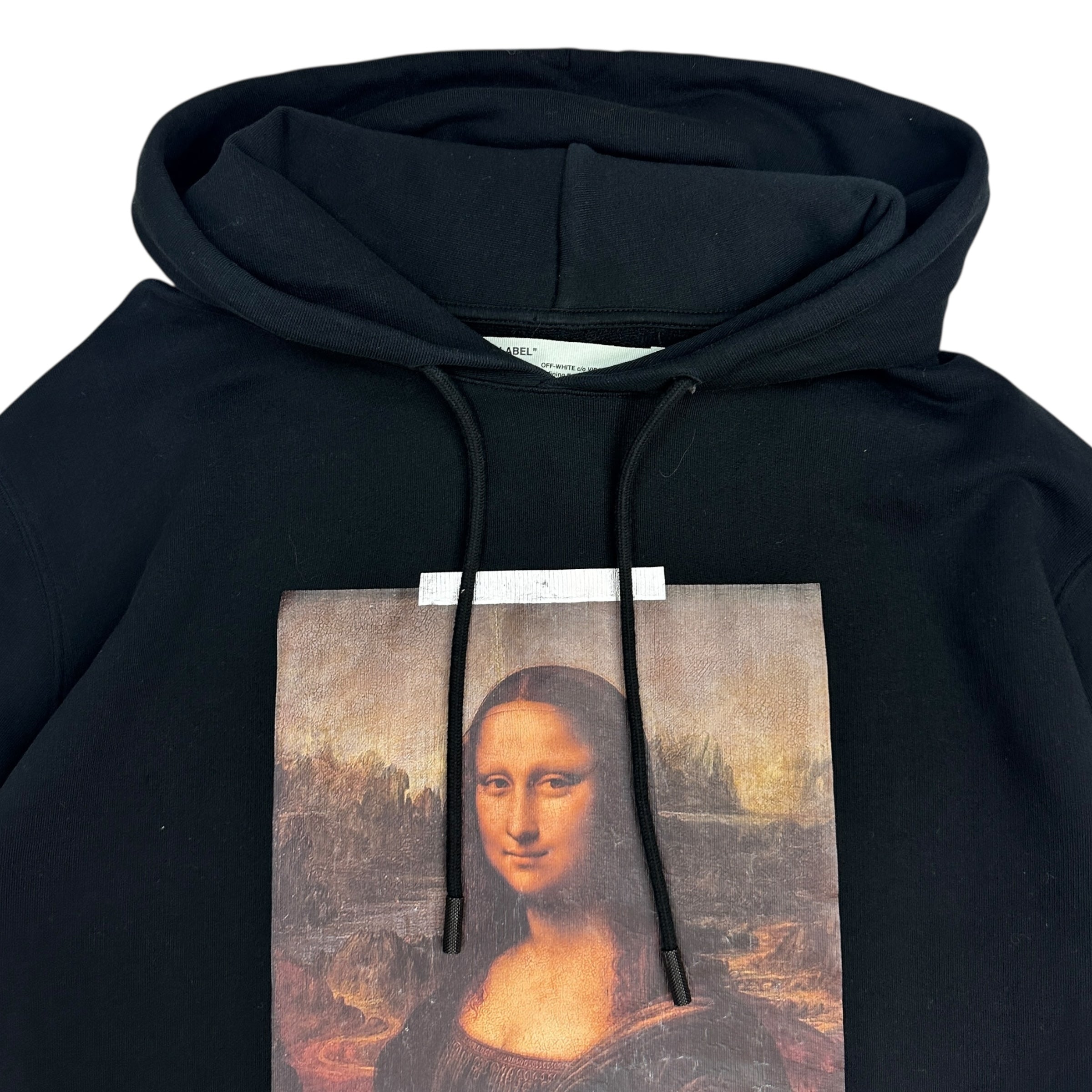 Off White Mona Lisa Arrows Hoodie Black/White