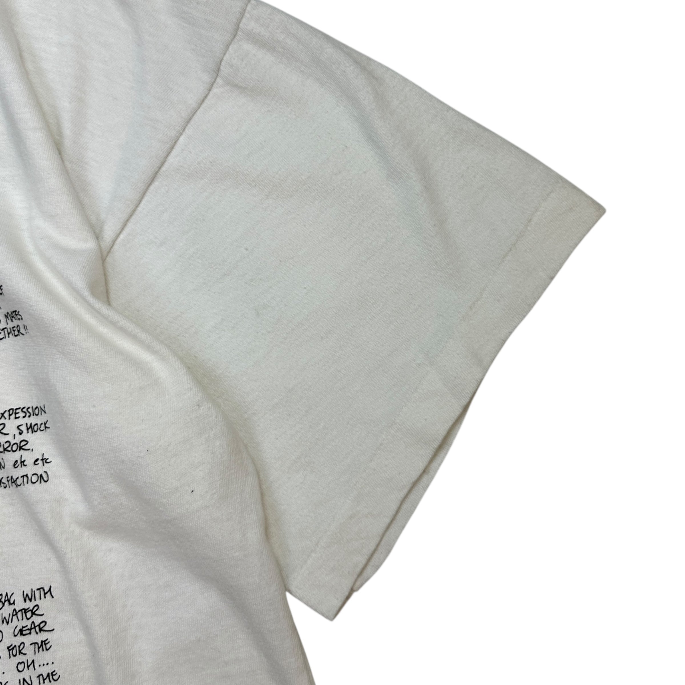 Vintage The Golfer Parody Tee White