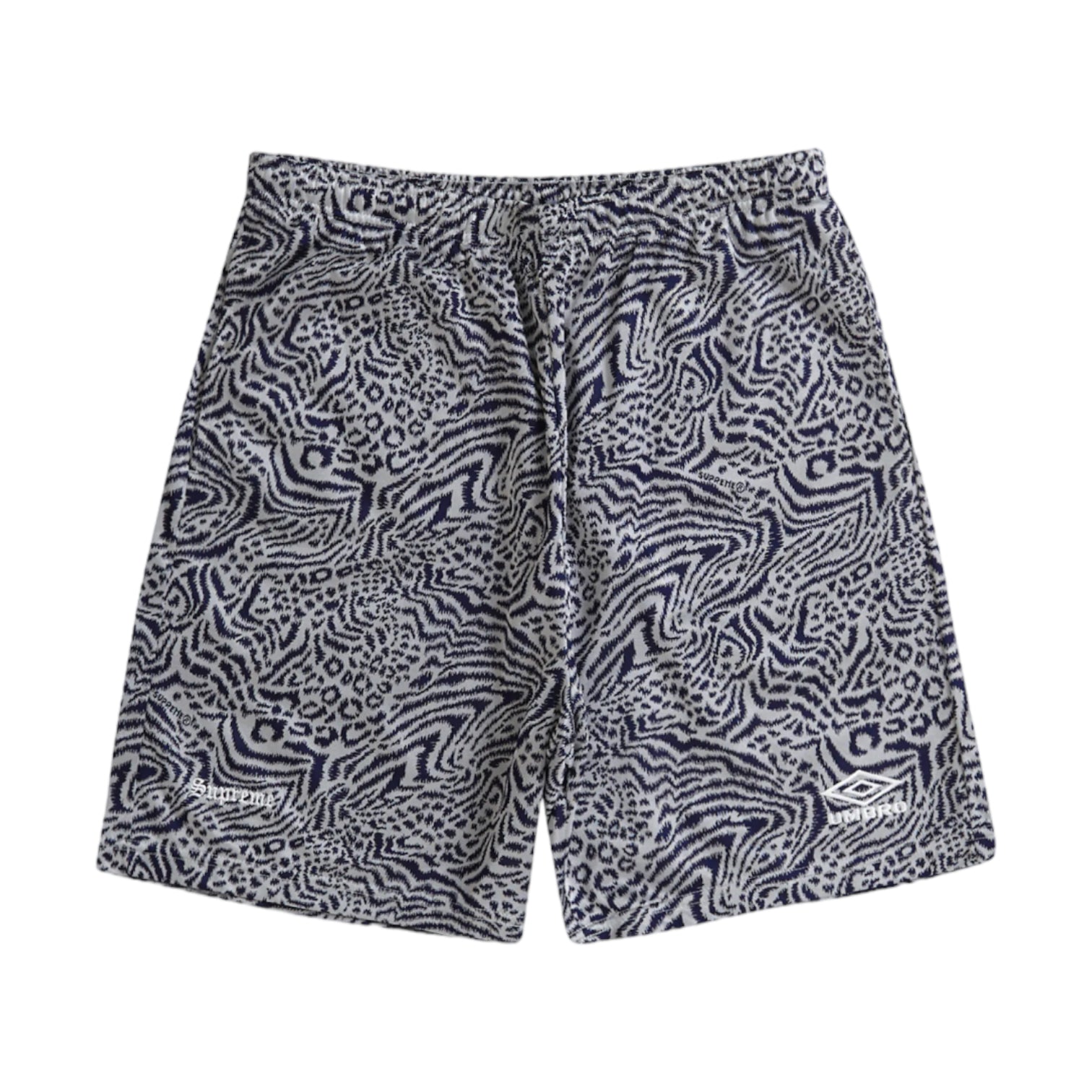 Supreme Umbro Jacquard Animal Print Soccer Short Navy