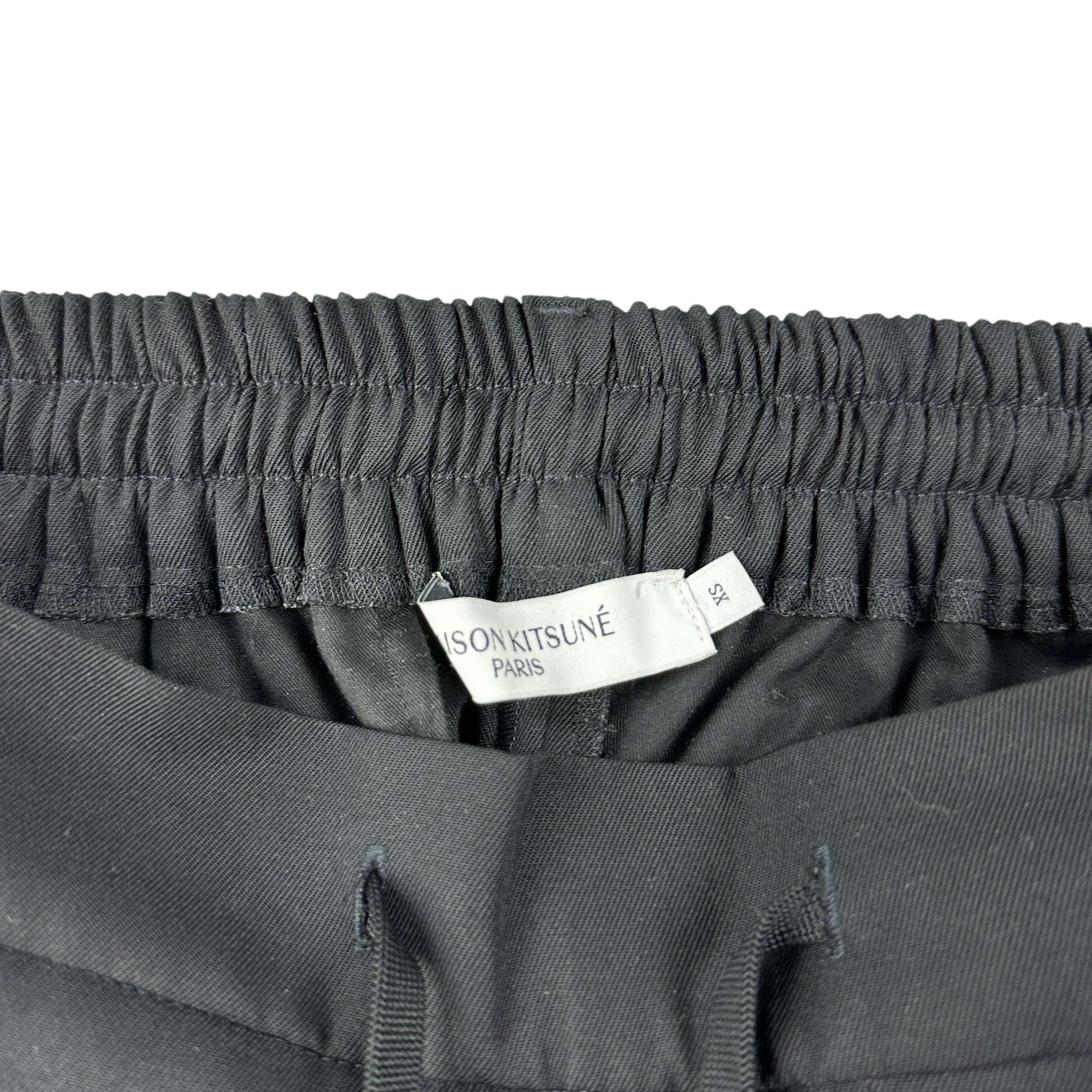 Maison Kitsuné Paris Draw String Trouser Black