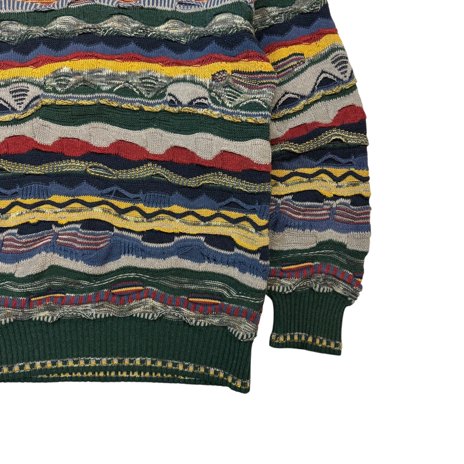 Vintage Alfani Cable Knit Sweater Multicolour