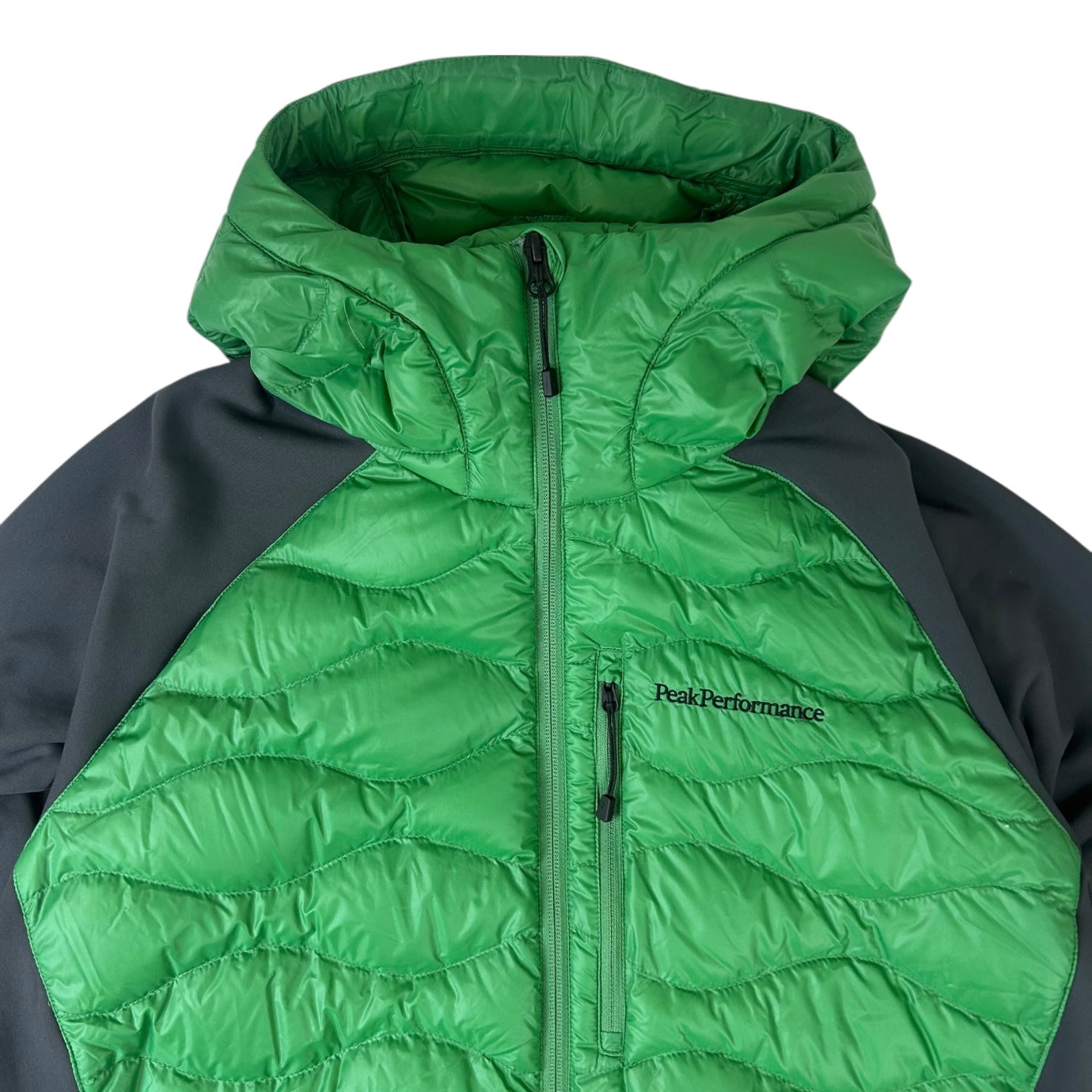 Peak Performance Helium Hybrid Jacket Green/Grey