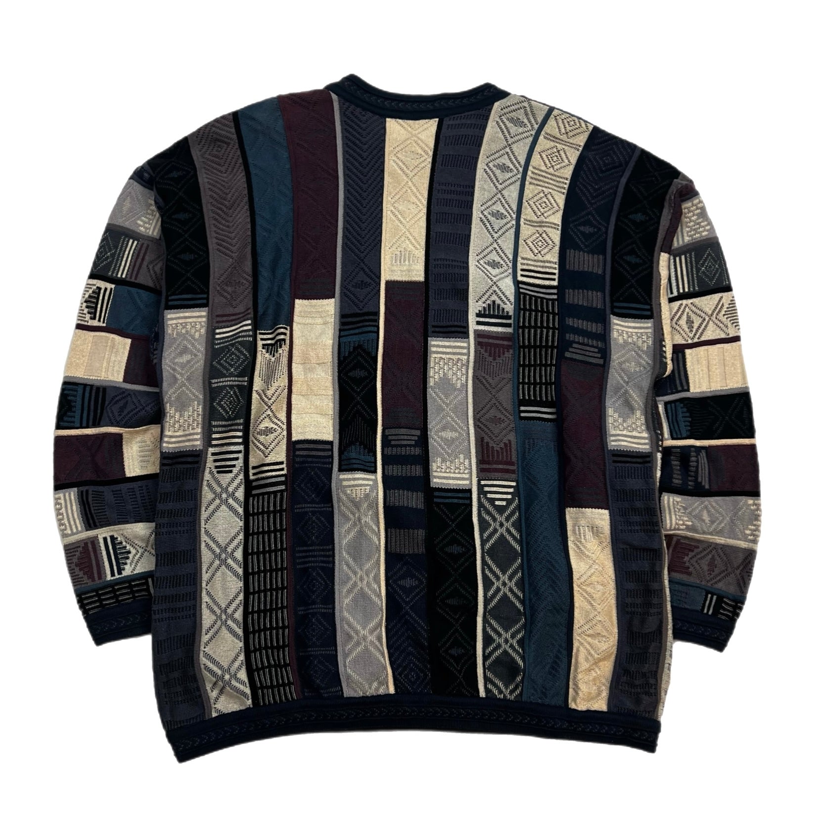 Vintage Tundra 3D Knit Purple/Navy/Multi