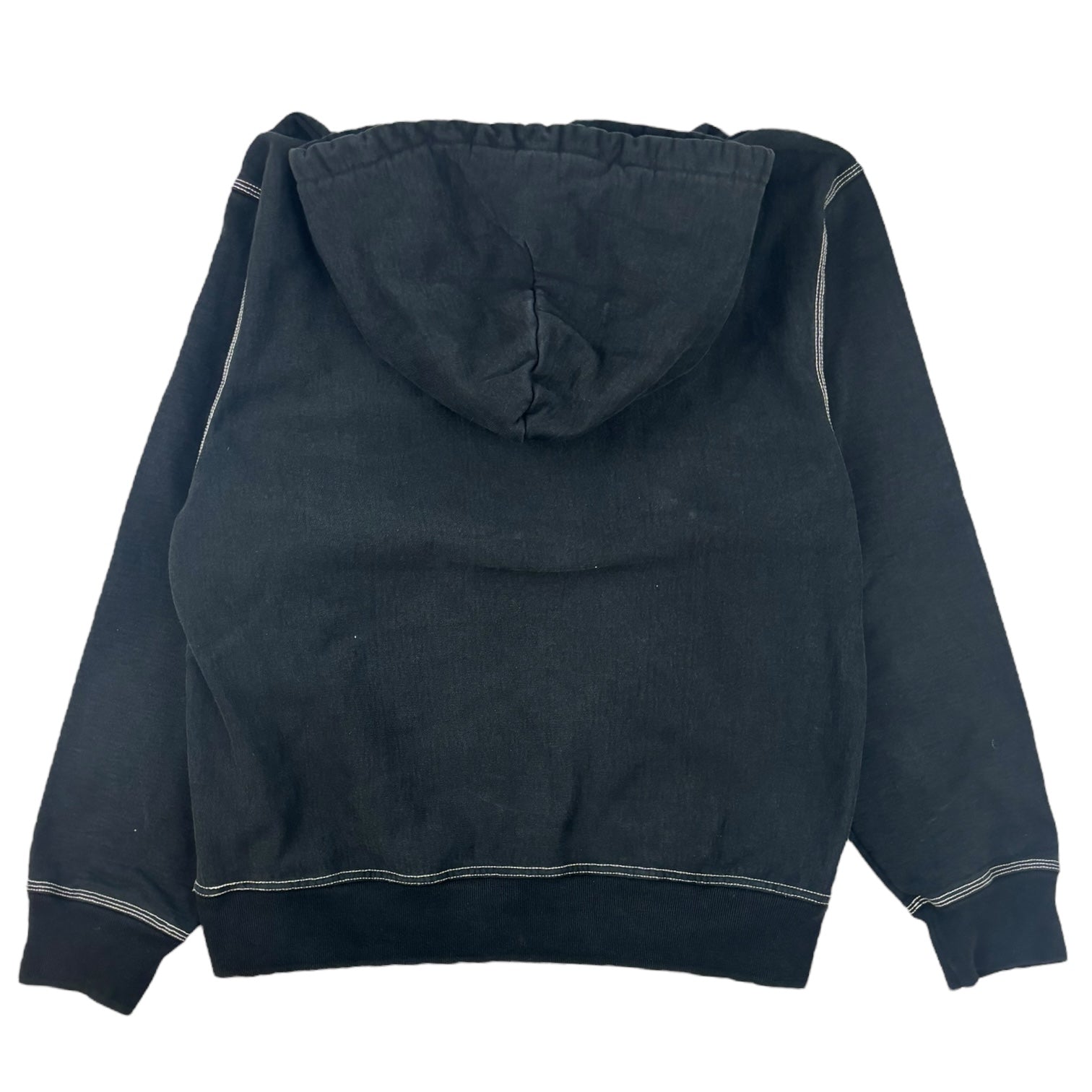 Stussy Contrast Stitch Label Hoodie Black
