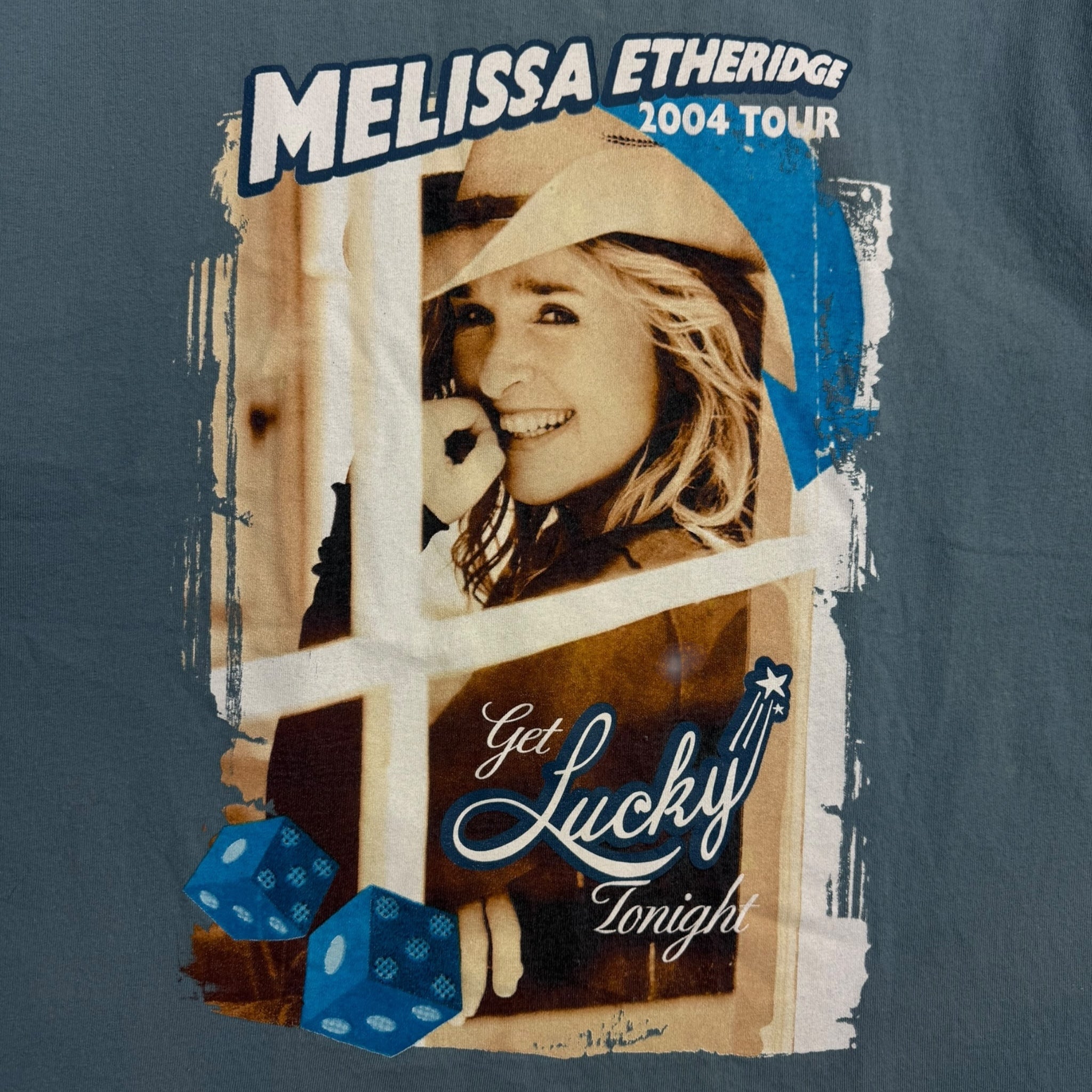 2004 Melissa Ethridge Get Lucky Tonight Tour T-Shirt