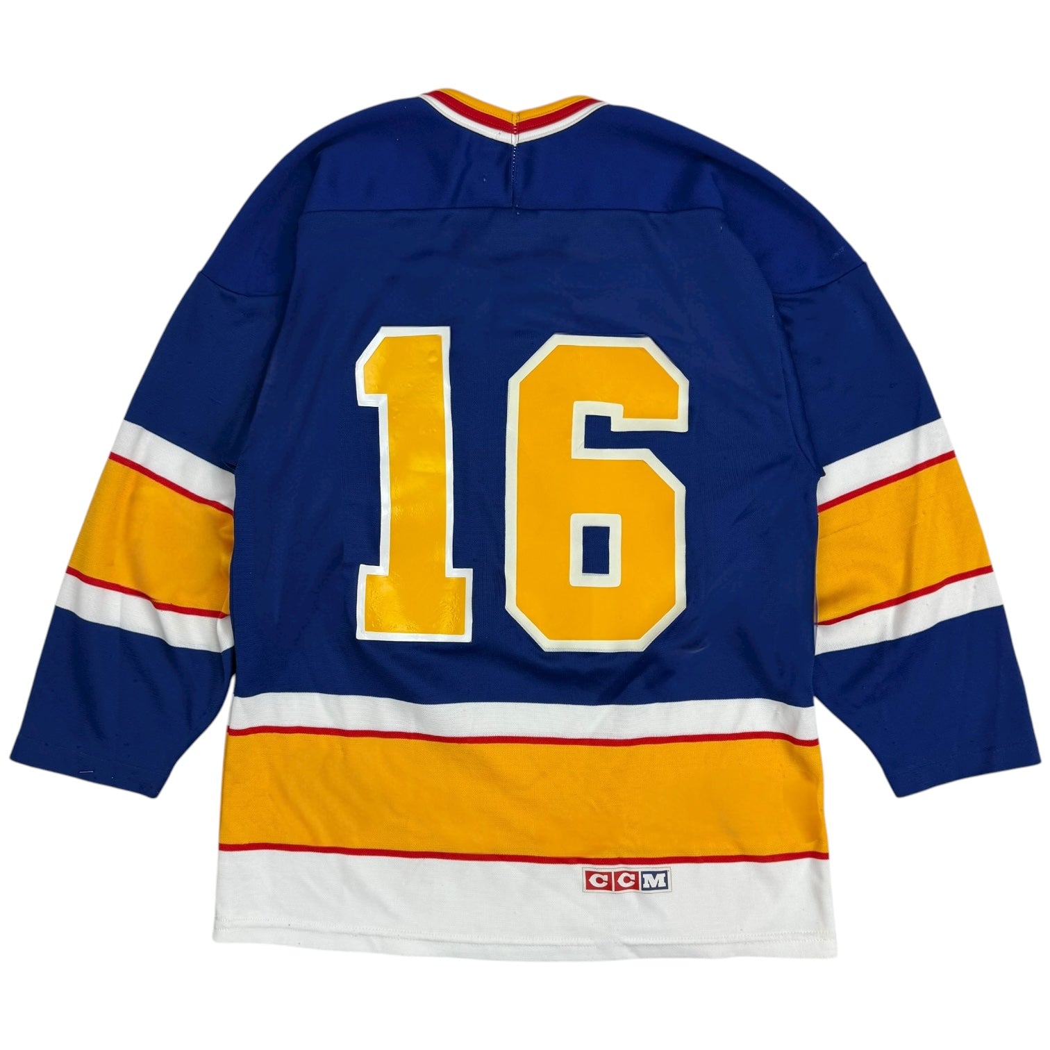 Vintage CCM St Louis Blues Jersey Blue/Yellow