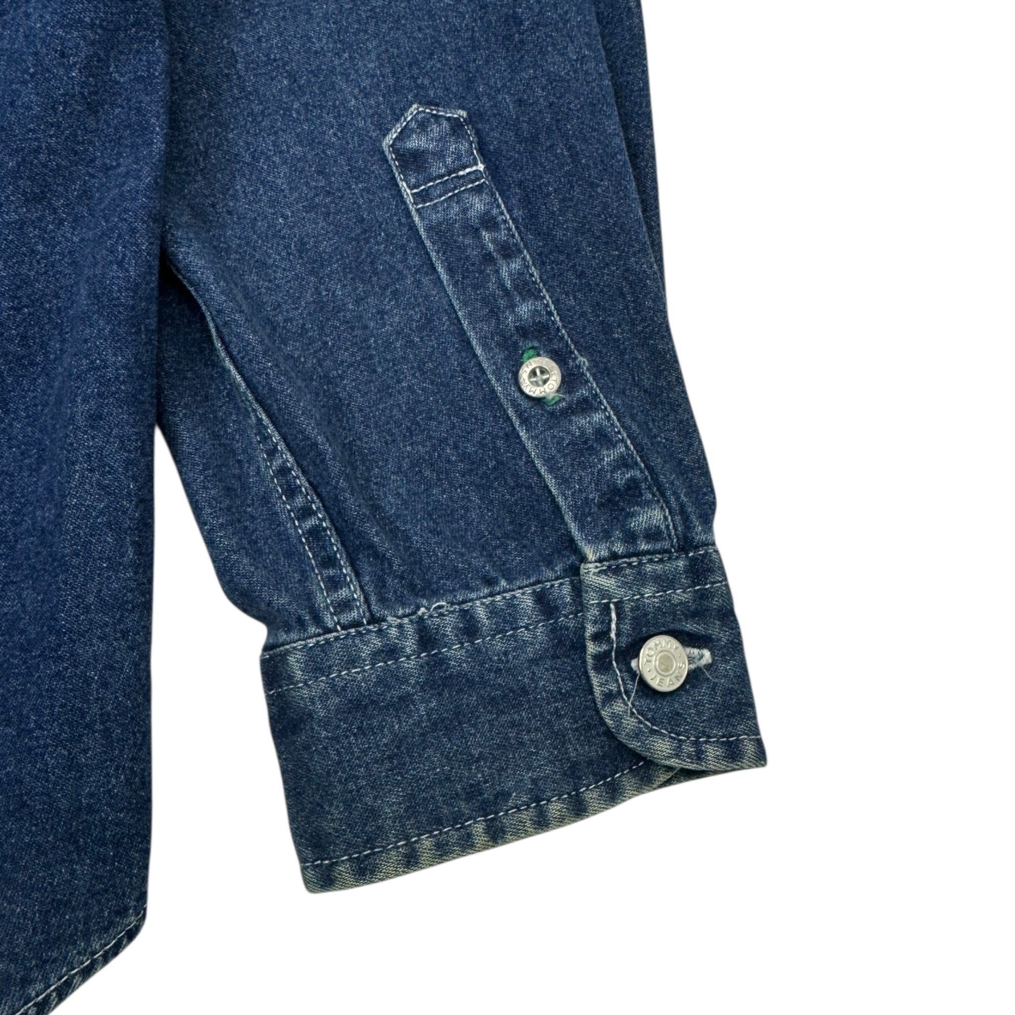 Vintage Tommy Hilfiger Jeans Denim Flag Shirt