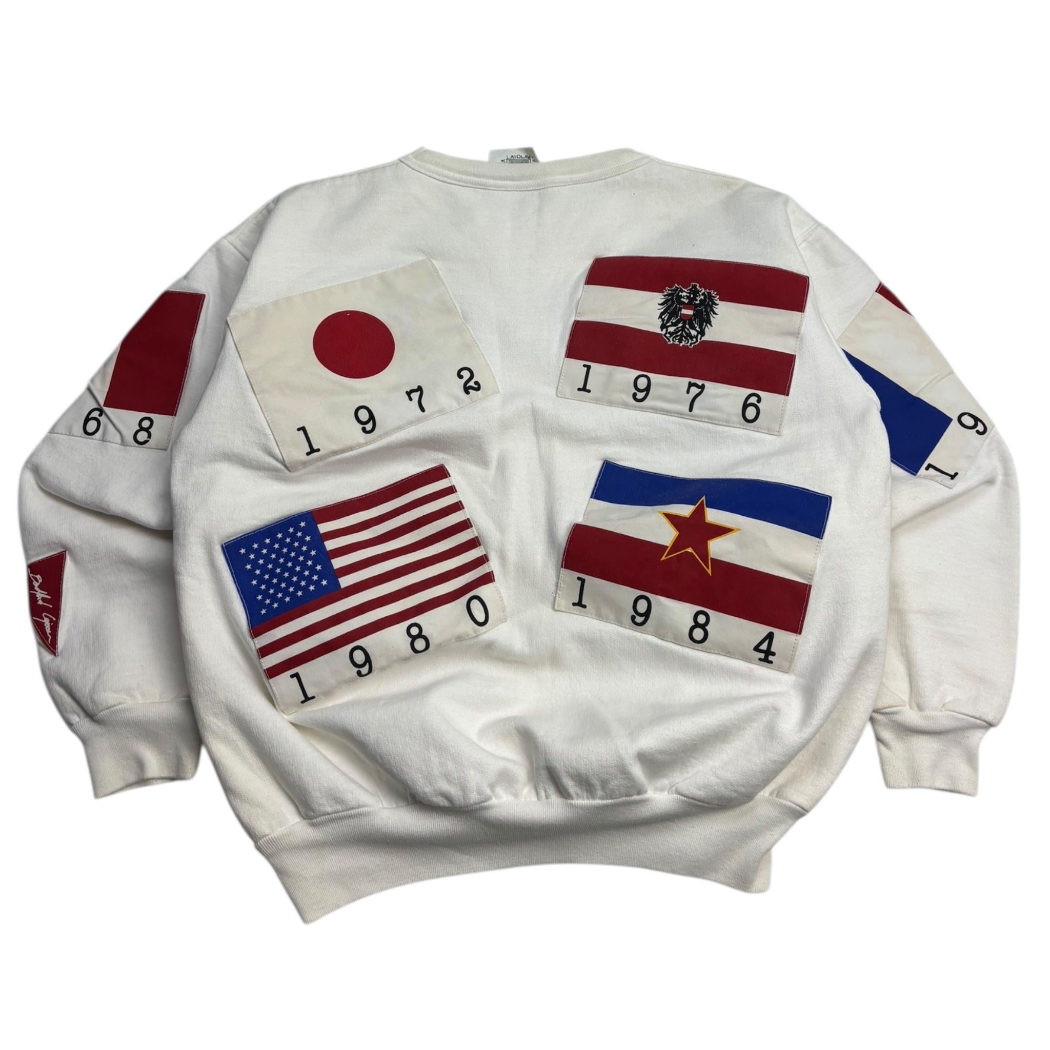 Vintage Nations of the World Patch Crewneck