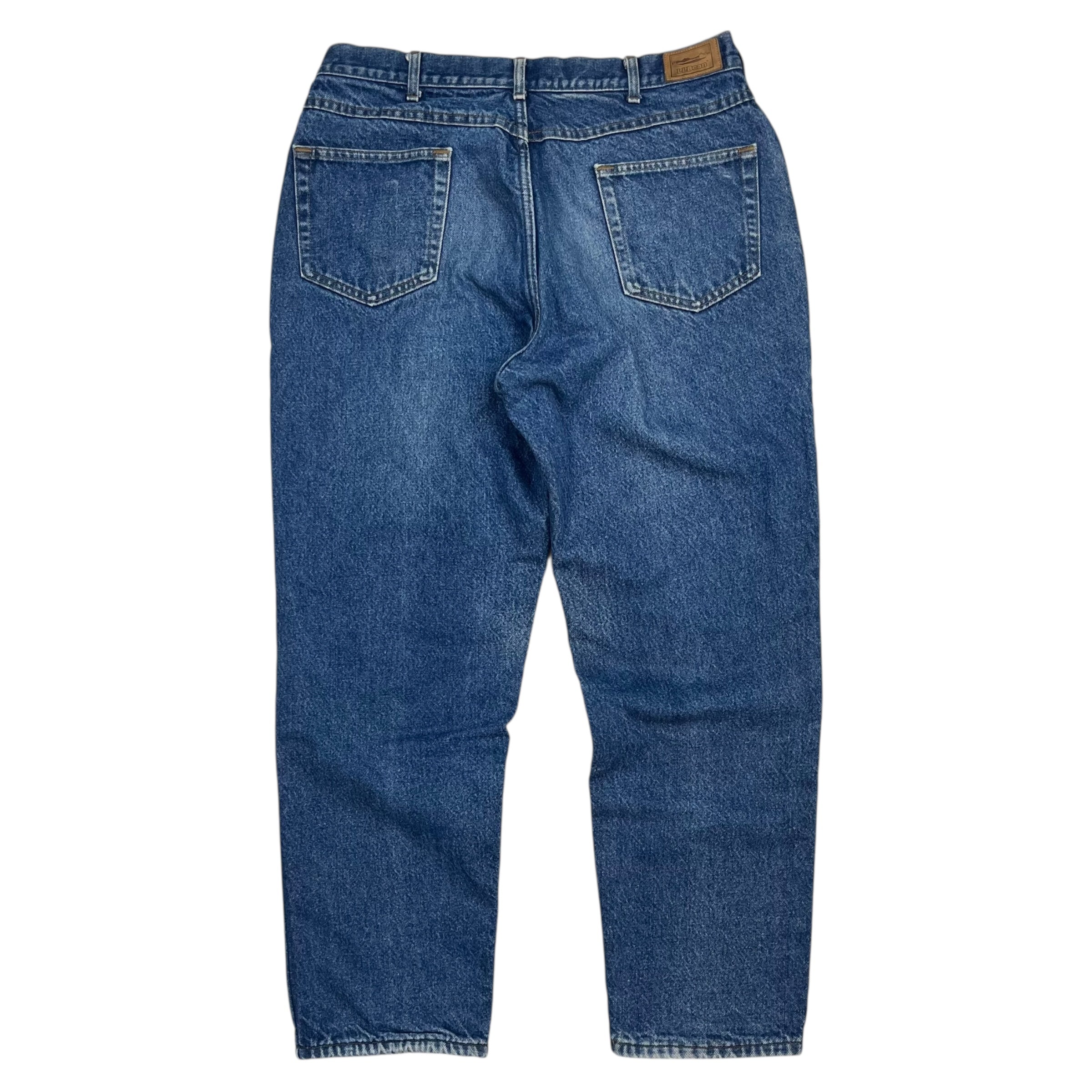 Vintage LL Bean Lined Denim Pants Dark Wash