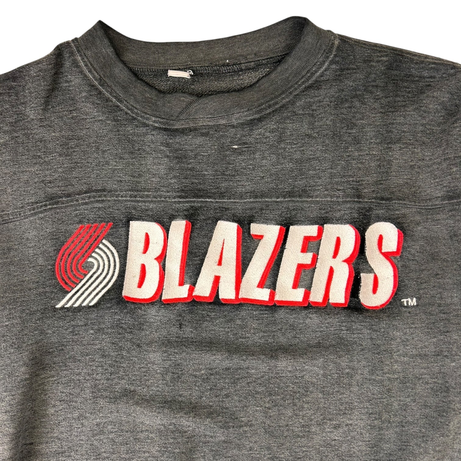 Vintage Portland Trail Blazers Crewneck Grey