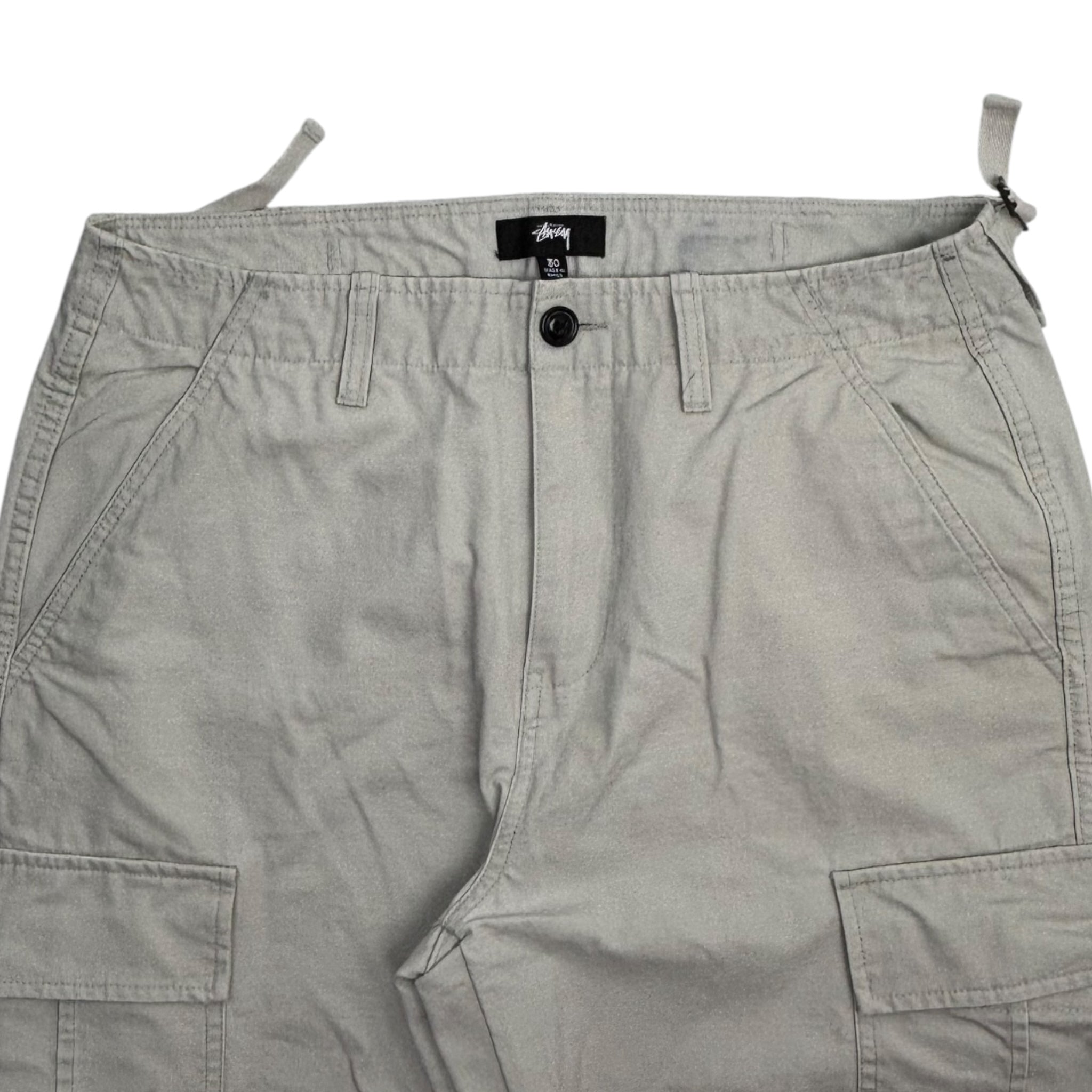 Stussy Ripstop Surplus Cargo Pant White