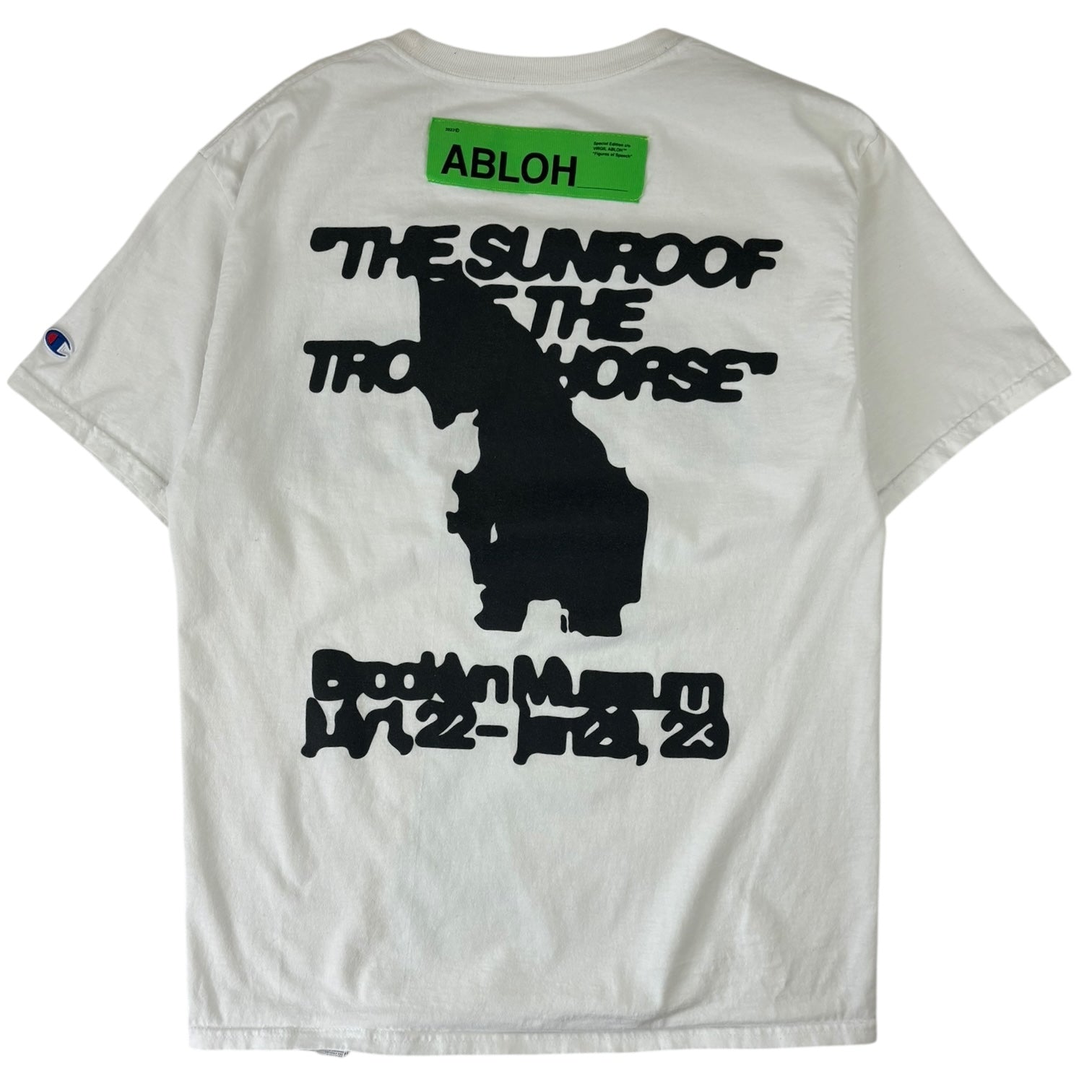 Virgil Abloh Brooklyn Museum FOS T-Shirt White