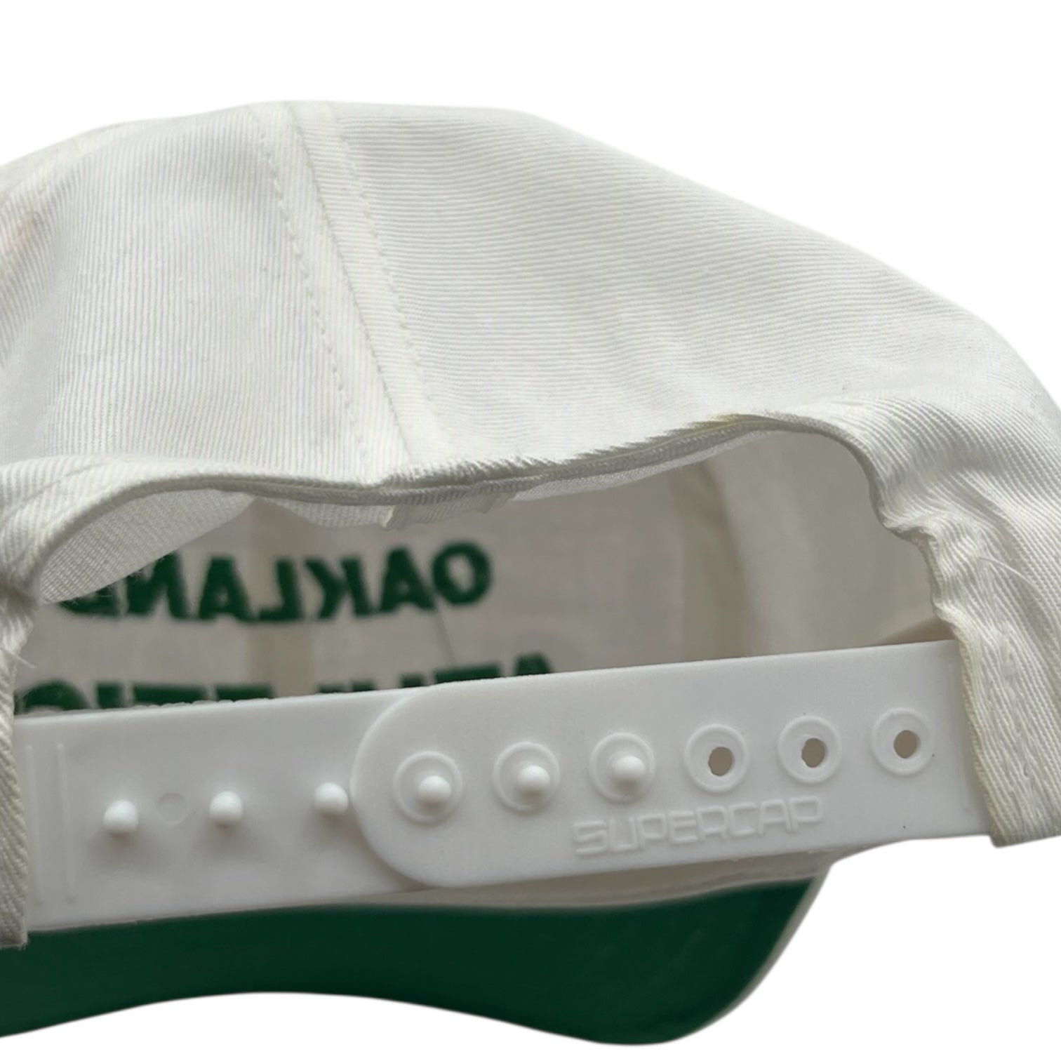 Vintage Oakland Athletics Snapback Hat White