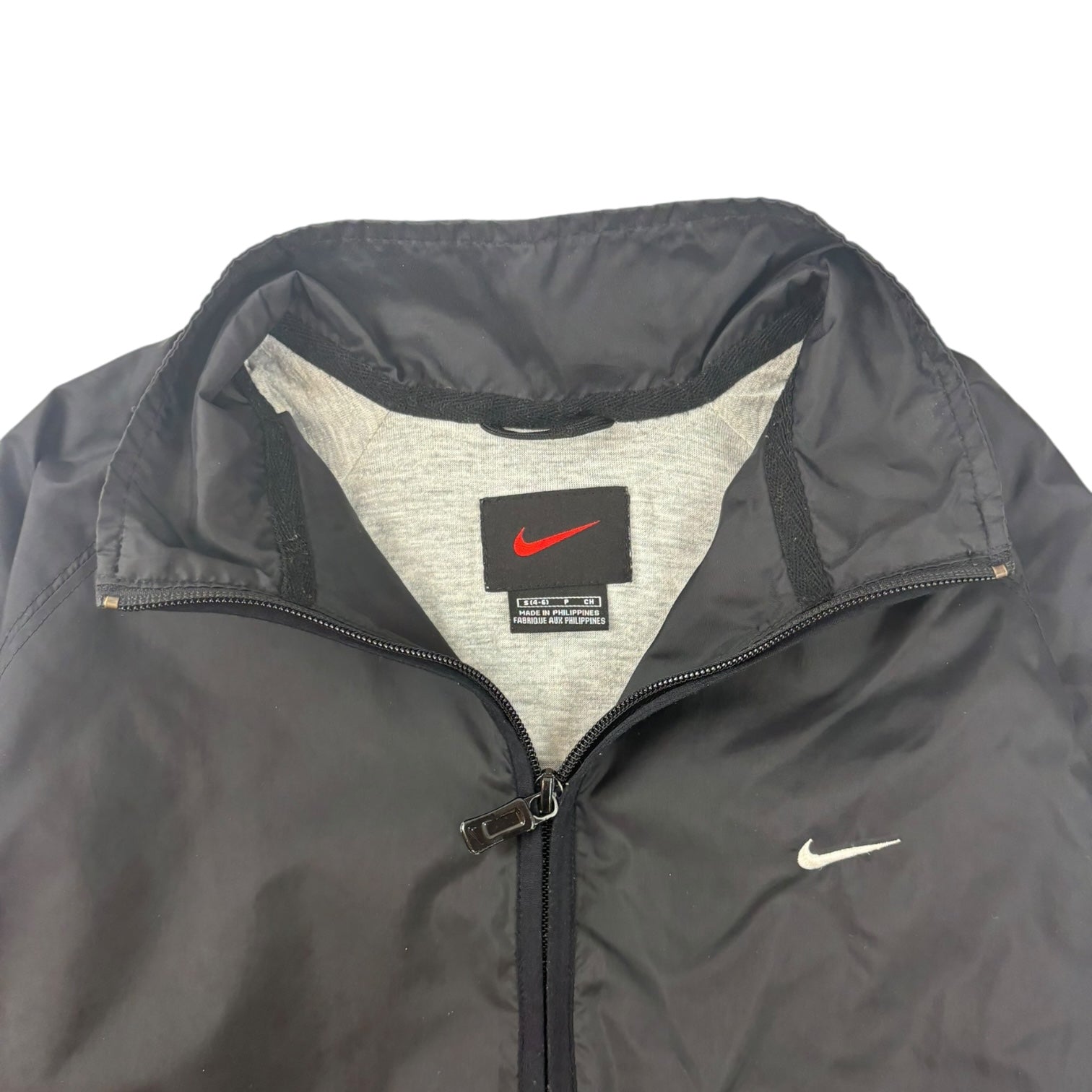 Vintage Nike Contrast Windbreaker Dark Black/White