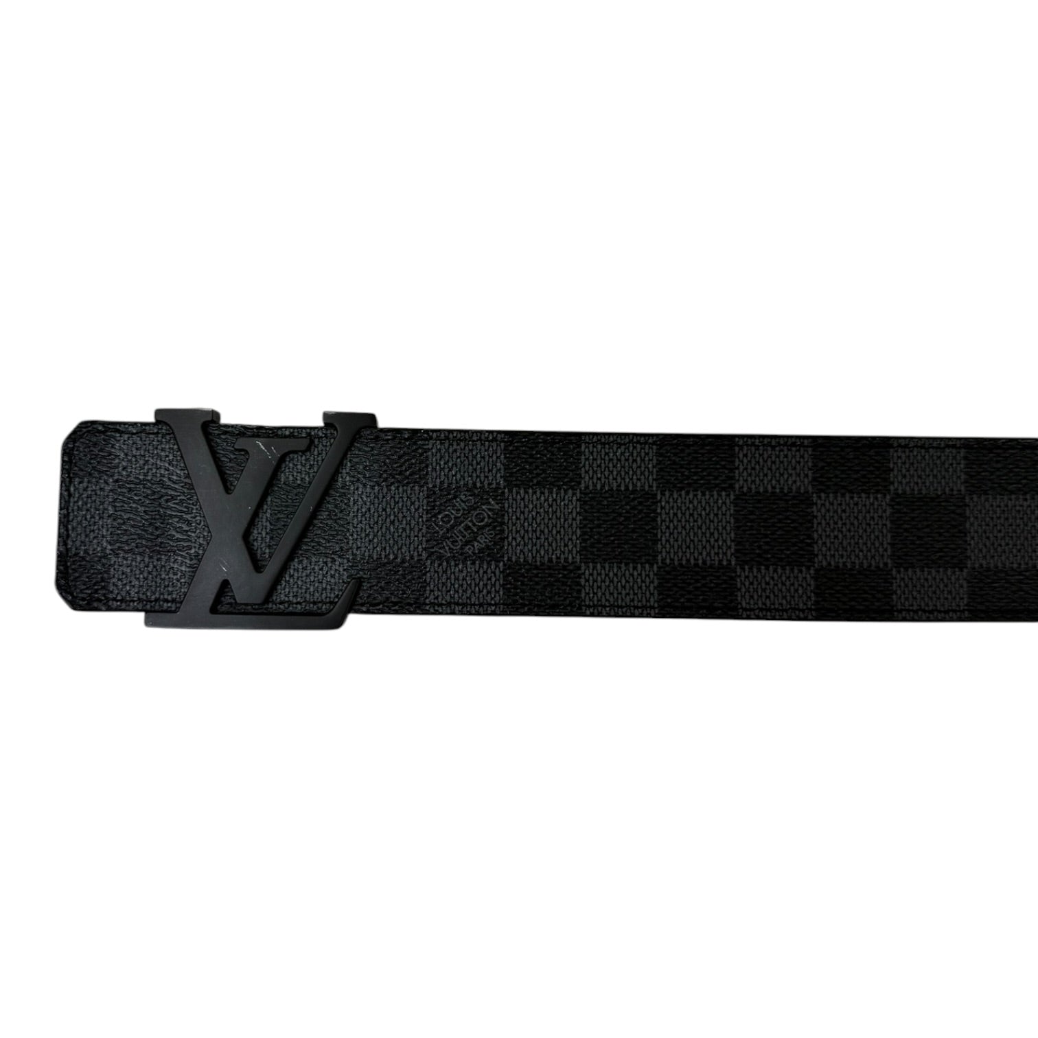 Louis Vuitton Damier Graphite Belt Black