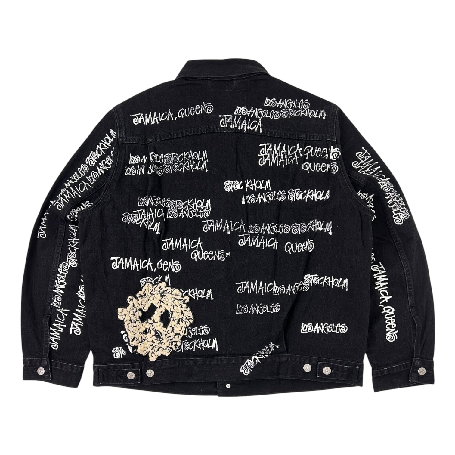 Stussy Denim Tears Denim Jacket Black