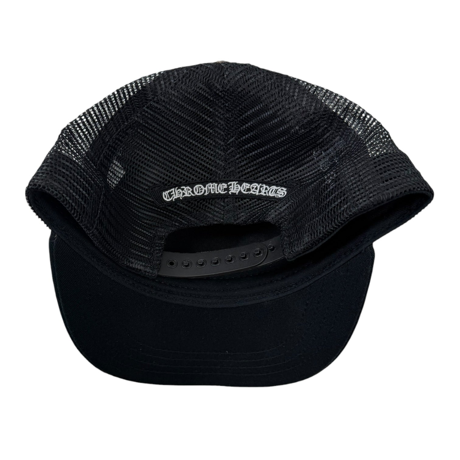 Chrome Hearts King Taco Patch Trucker Hat Black